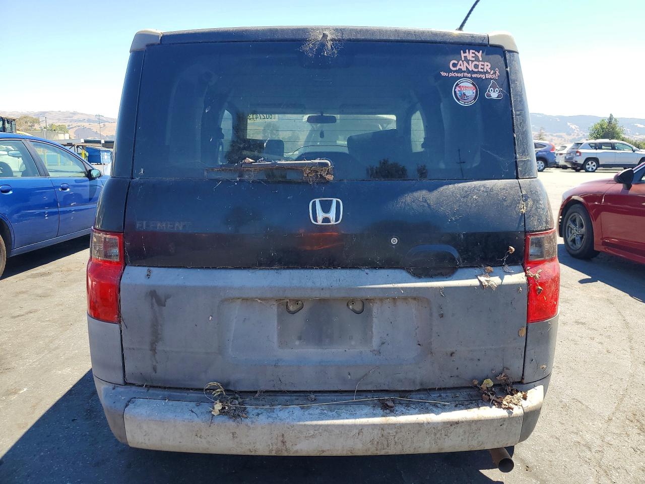 2003 Honda Element Dx Черный vin: 5J6YH28293L021472