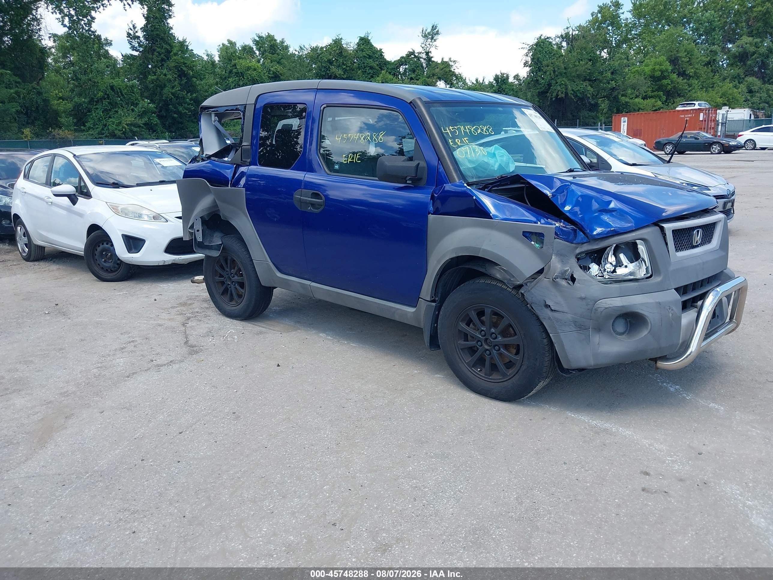 2004 Honda Element Lx Blue vin: 5J6YH28304L030720