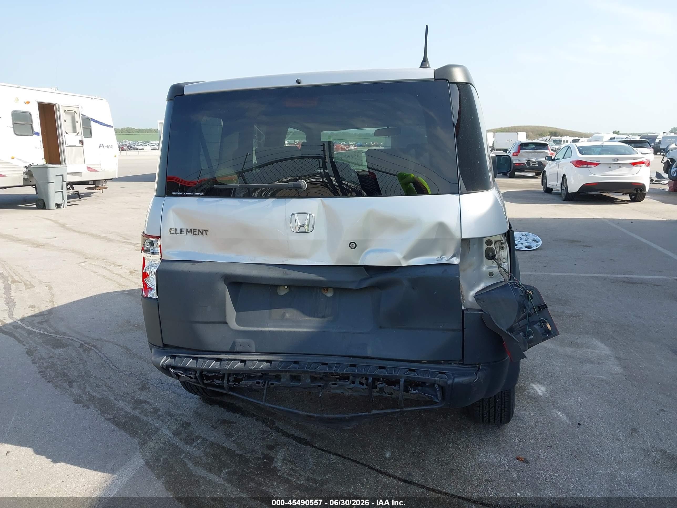 2007 Honda Element Lx Silver vin: 5J6YH28307L009466