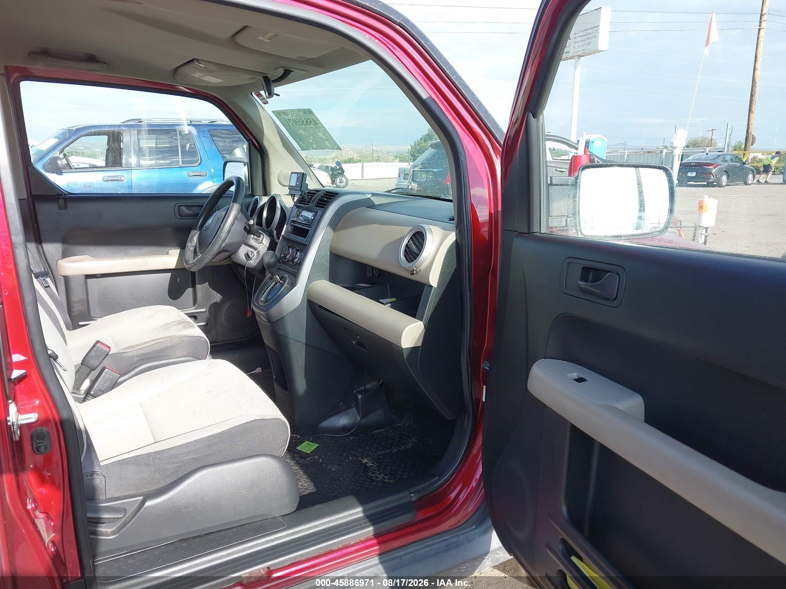 2008 Honda Element Lx Red vin: 5J6YH28308L004334