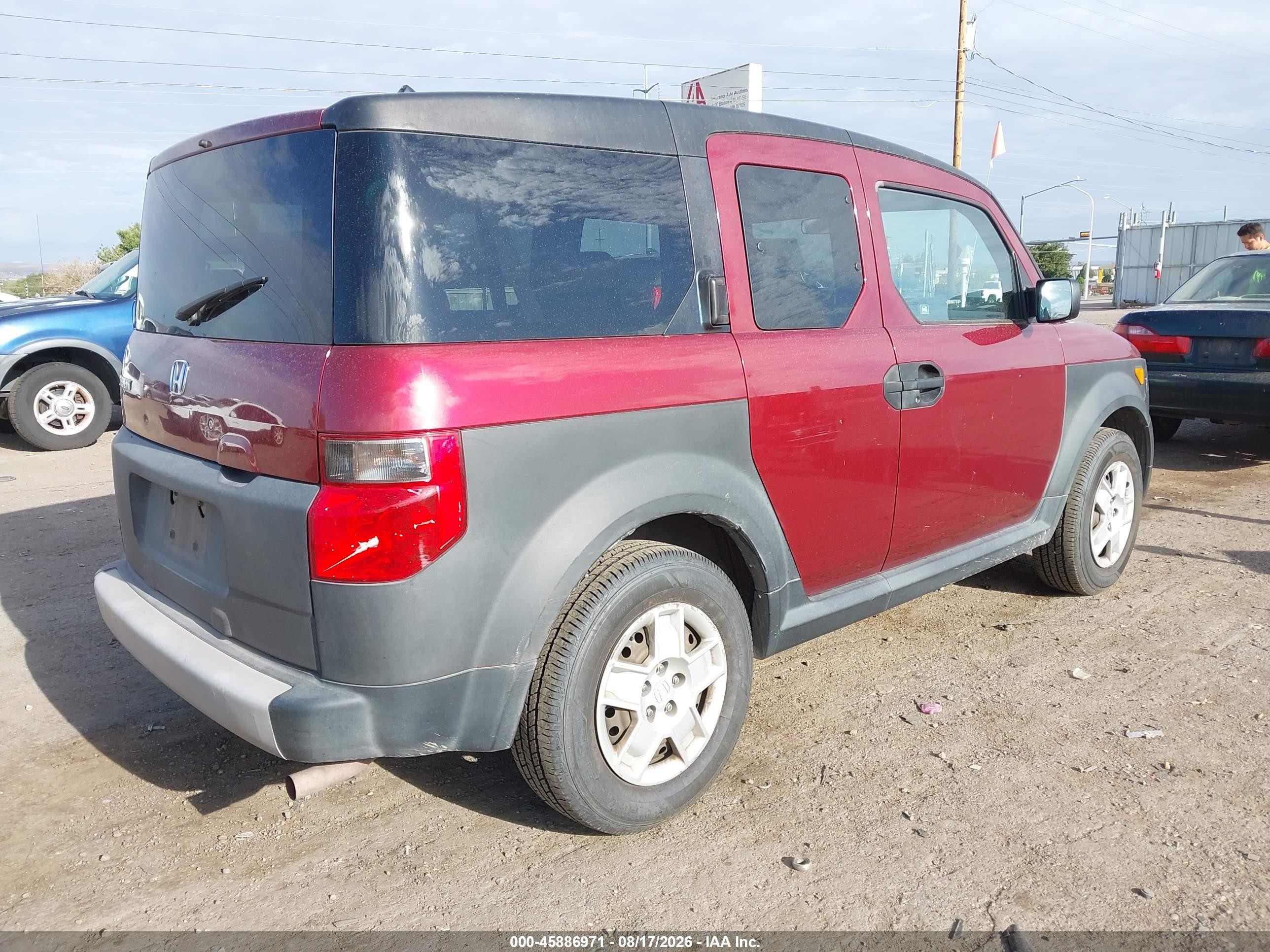 2008 Honda Element Lx Red vin: 5J6YH28308L004334