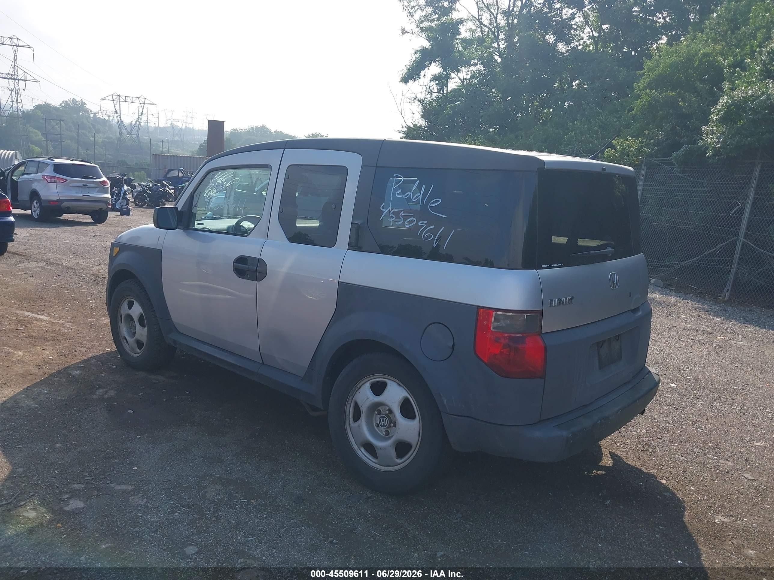 2005 Honda Element Lx Серый vin: 5J6YH28315L014558