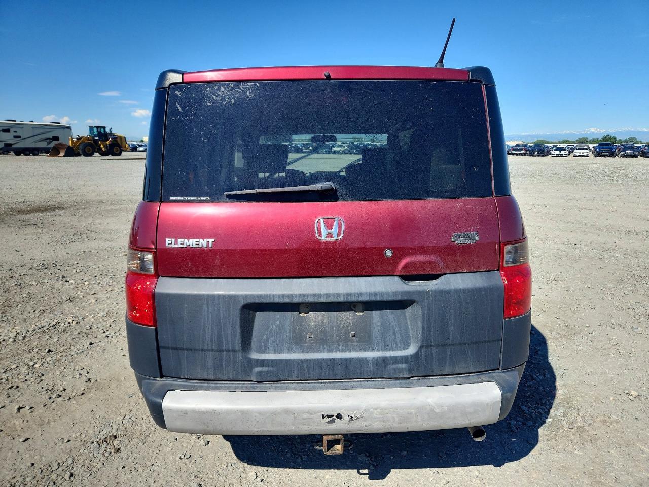 2007 Honda Element Lx Red vin: 5J6YH28317L007449