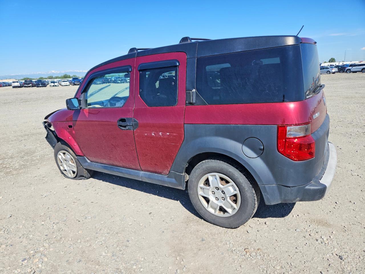 2007 Honda Element Lx Red vin: 5J6YH28317L007449