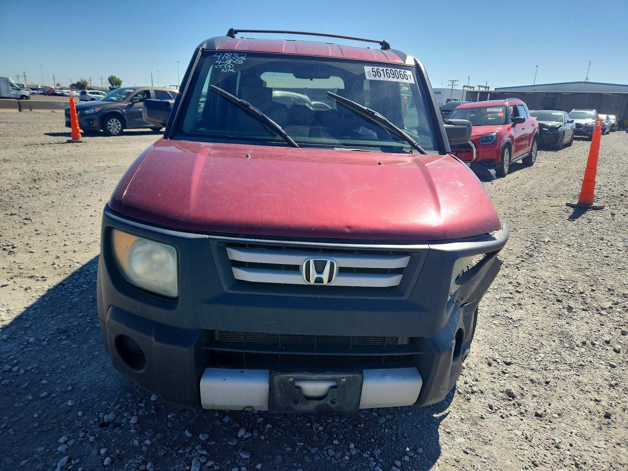 2007 Honda Element Lx Red vin: 5J6YH28317L007449