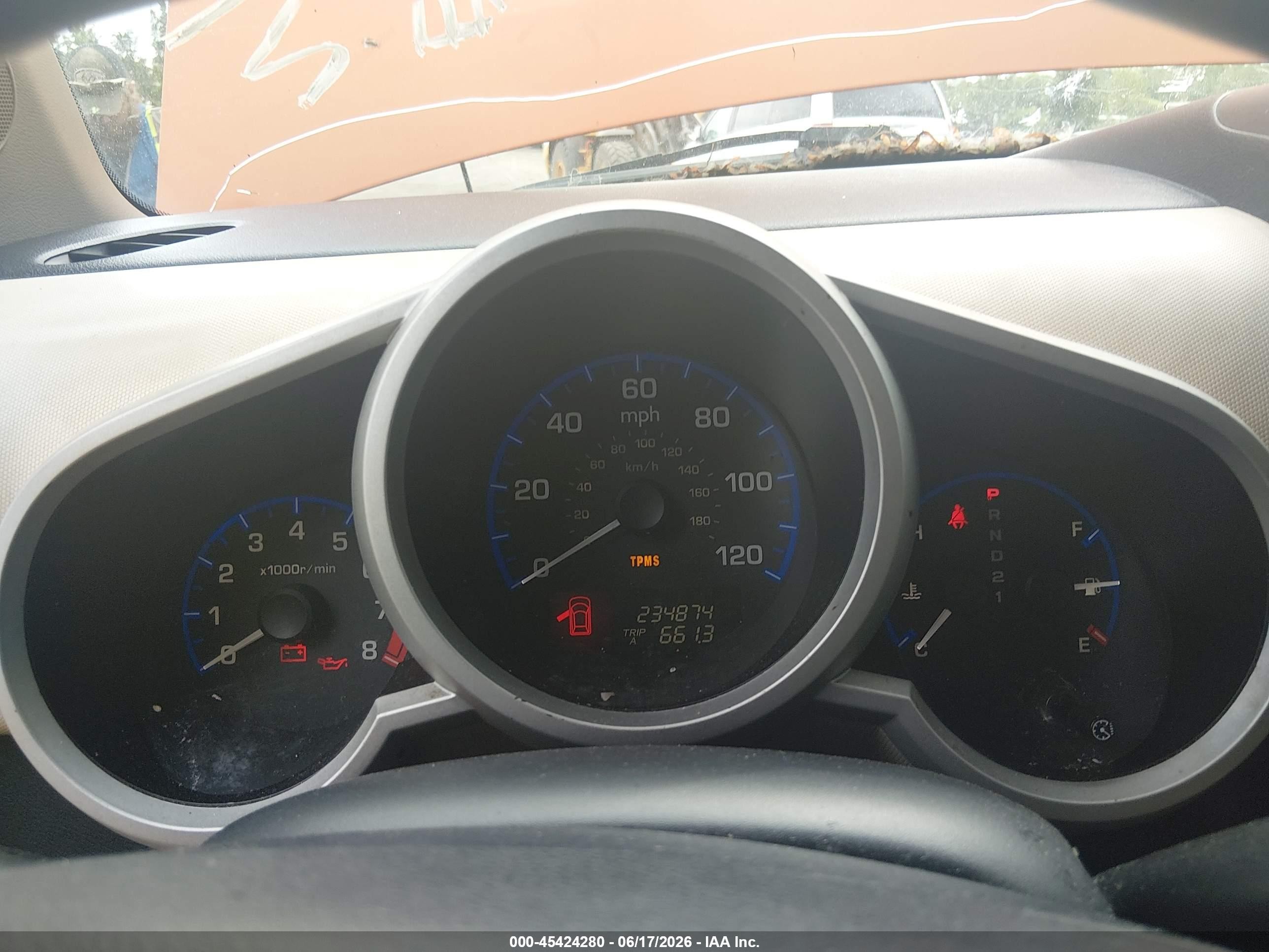 2007 Honda Element Lx Orange vin: 5J6YH28317L014577