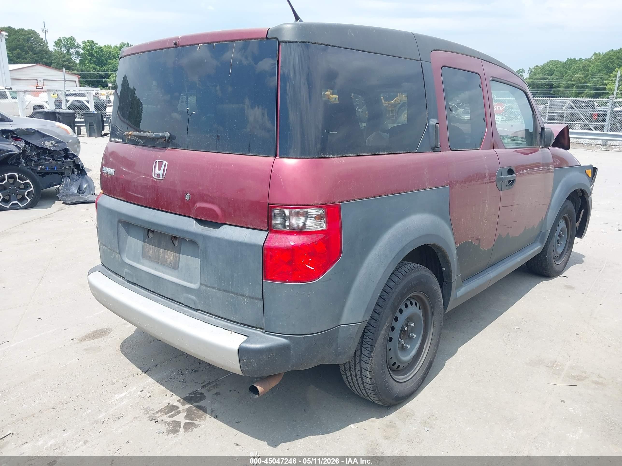 2008 Honda Element Lx Burgundy vin: 5J6YH28328L013164