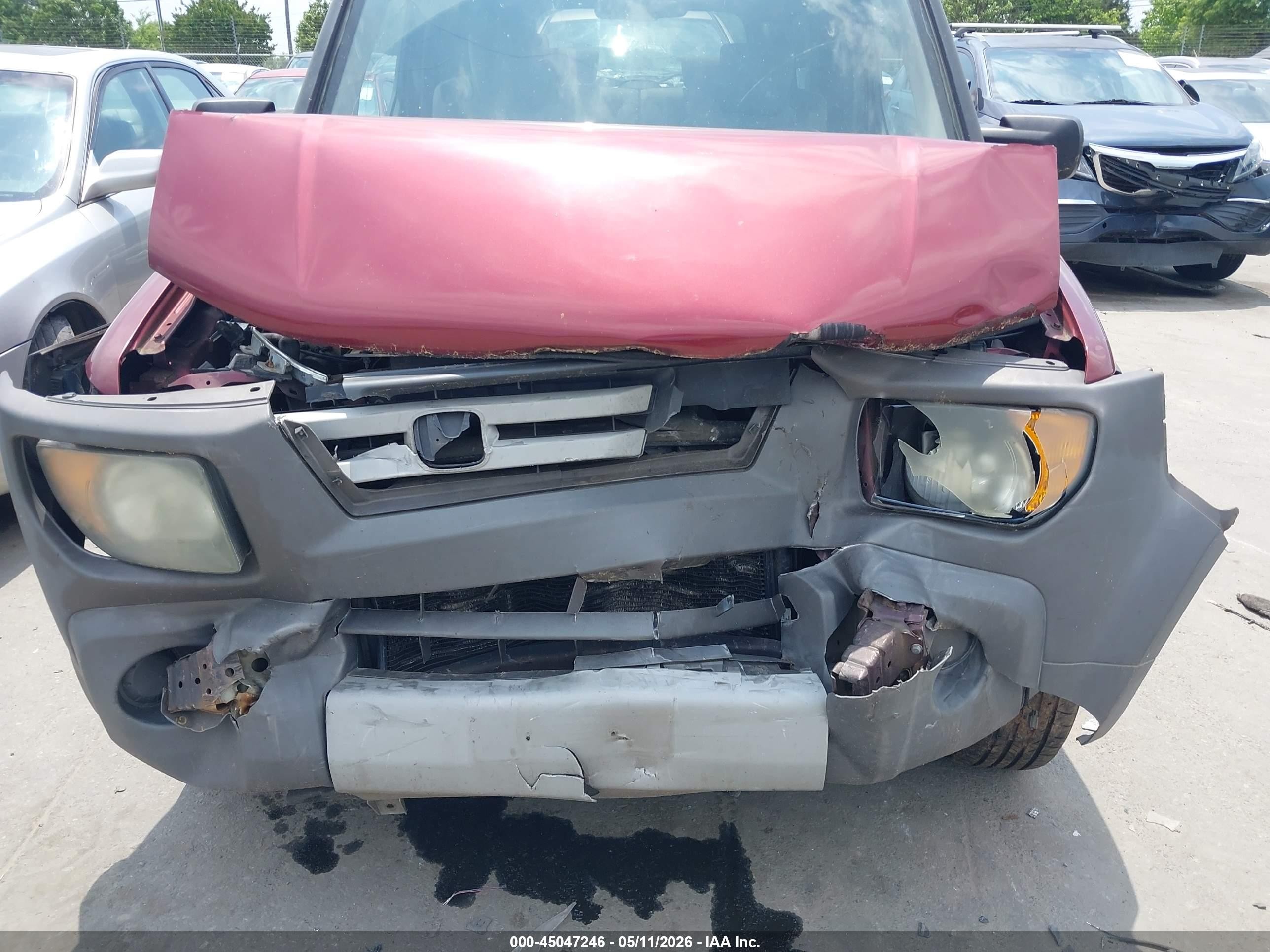 2008 Honda Element Lx Burgundy vin: 5J6YH28328L013164