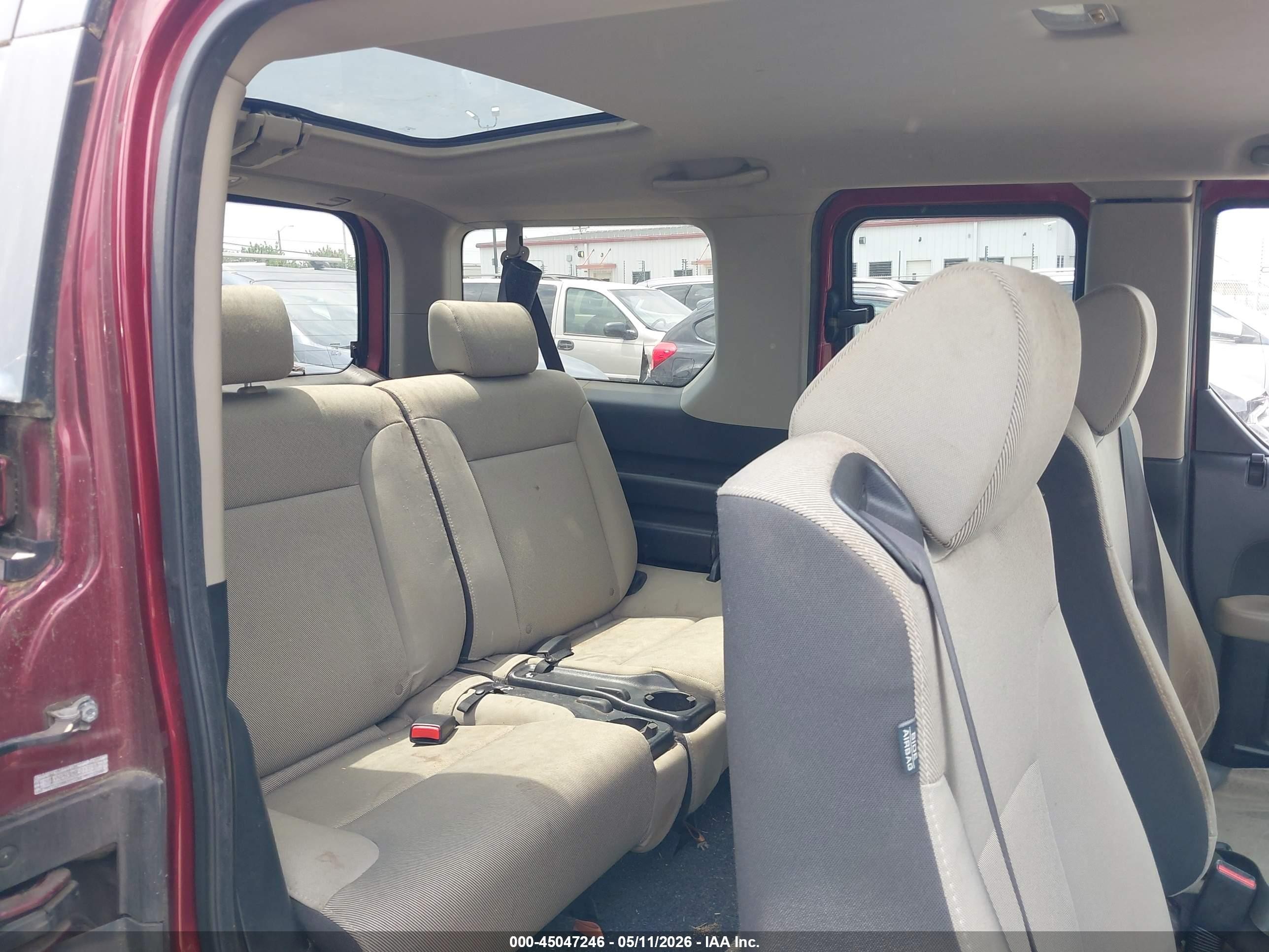 2008 Honda Element Lx Burgundy vin: 5J6YH28328L013164