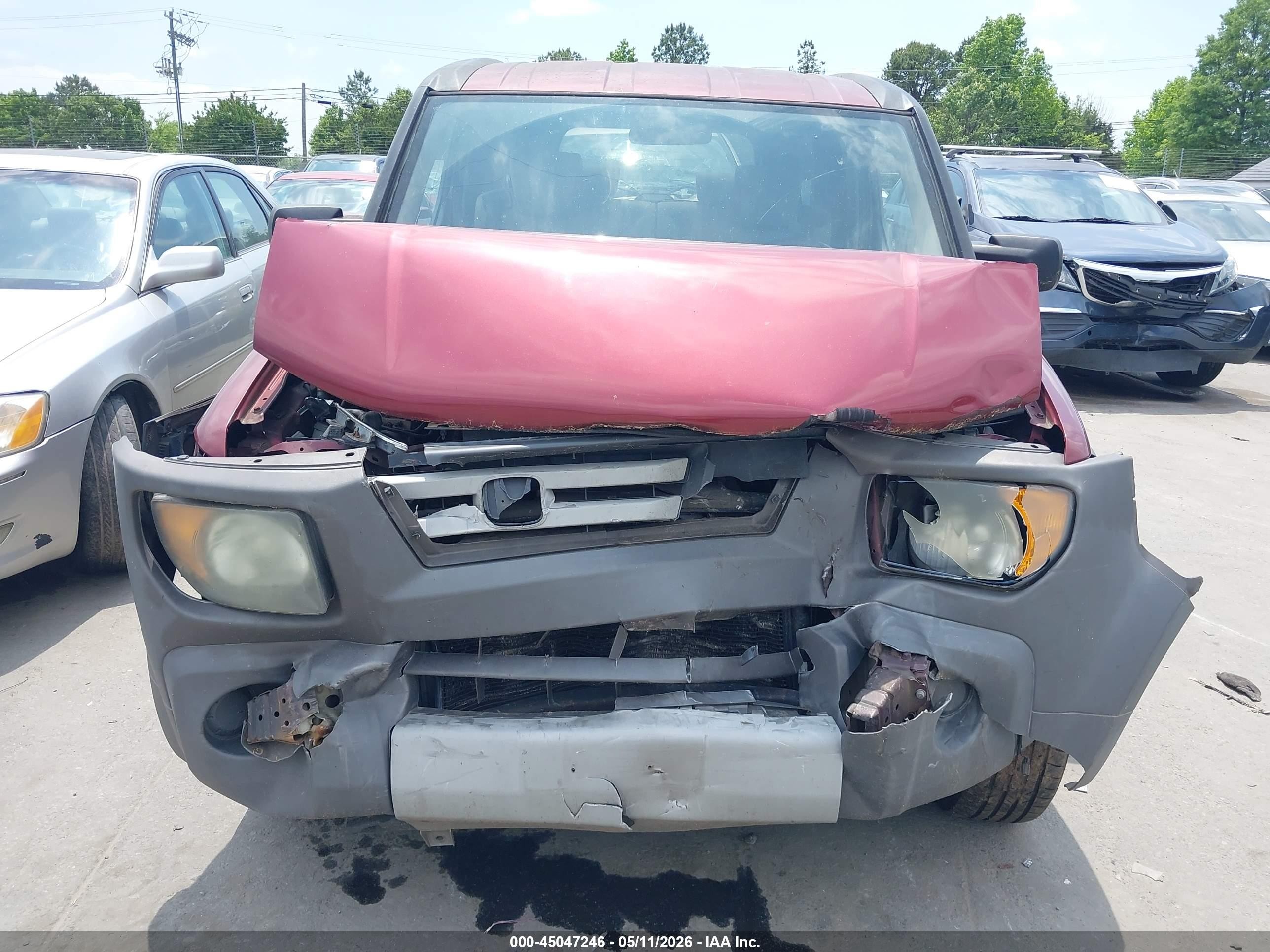 2008 Honda Element Lx Burgundy vin: 5J6YH28328L013164
