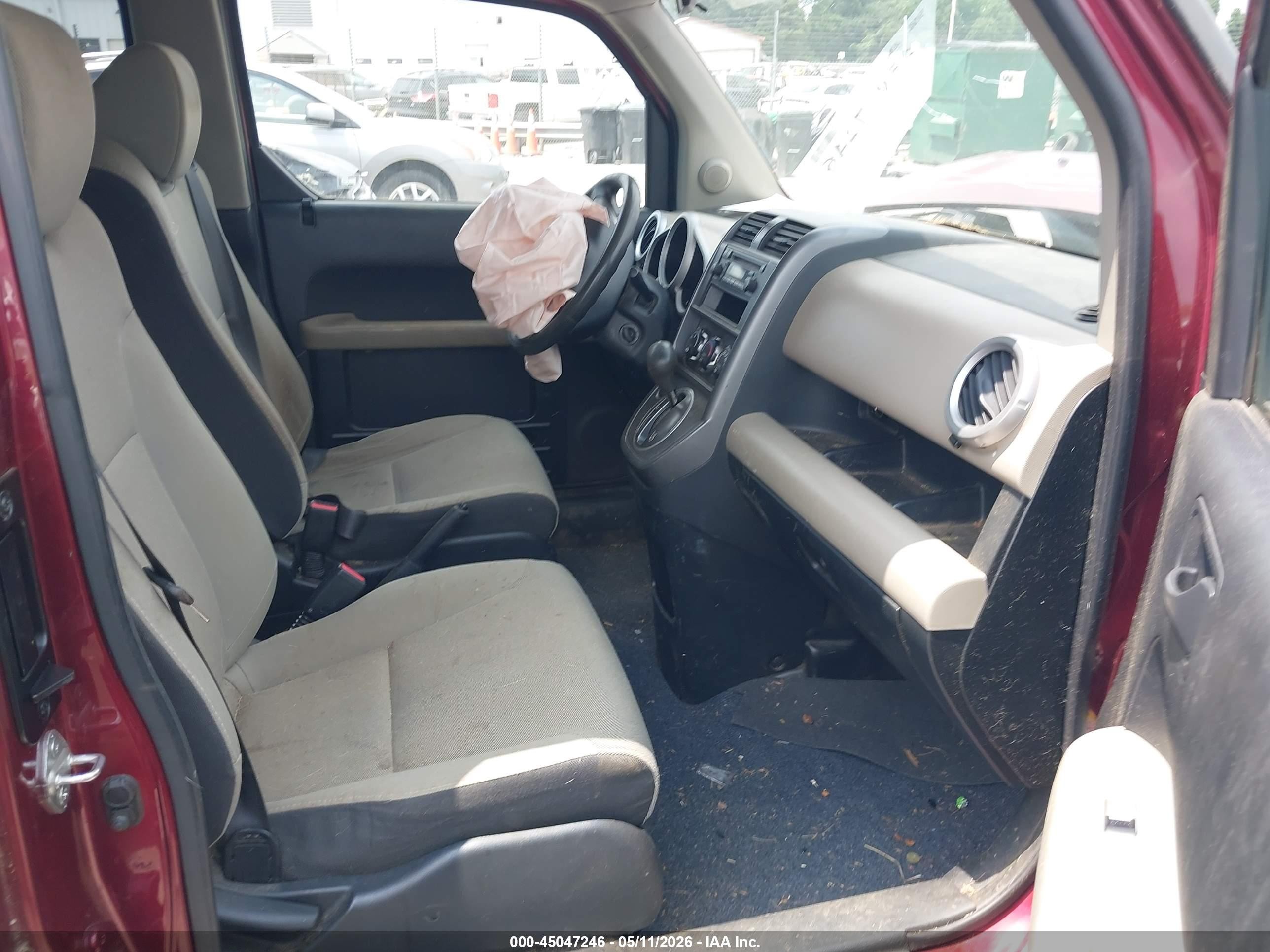 2008 Honda Element Lx Burgundy vin: 5J6YH28328L013164