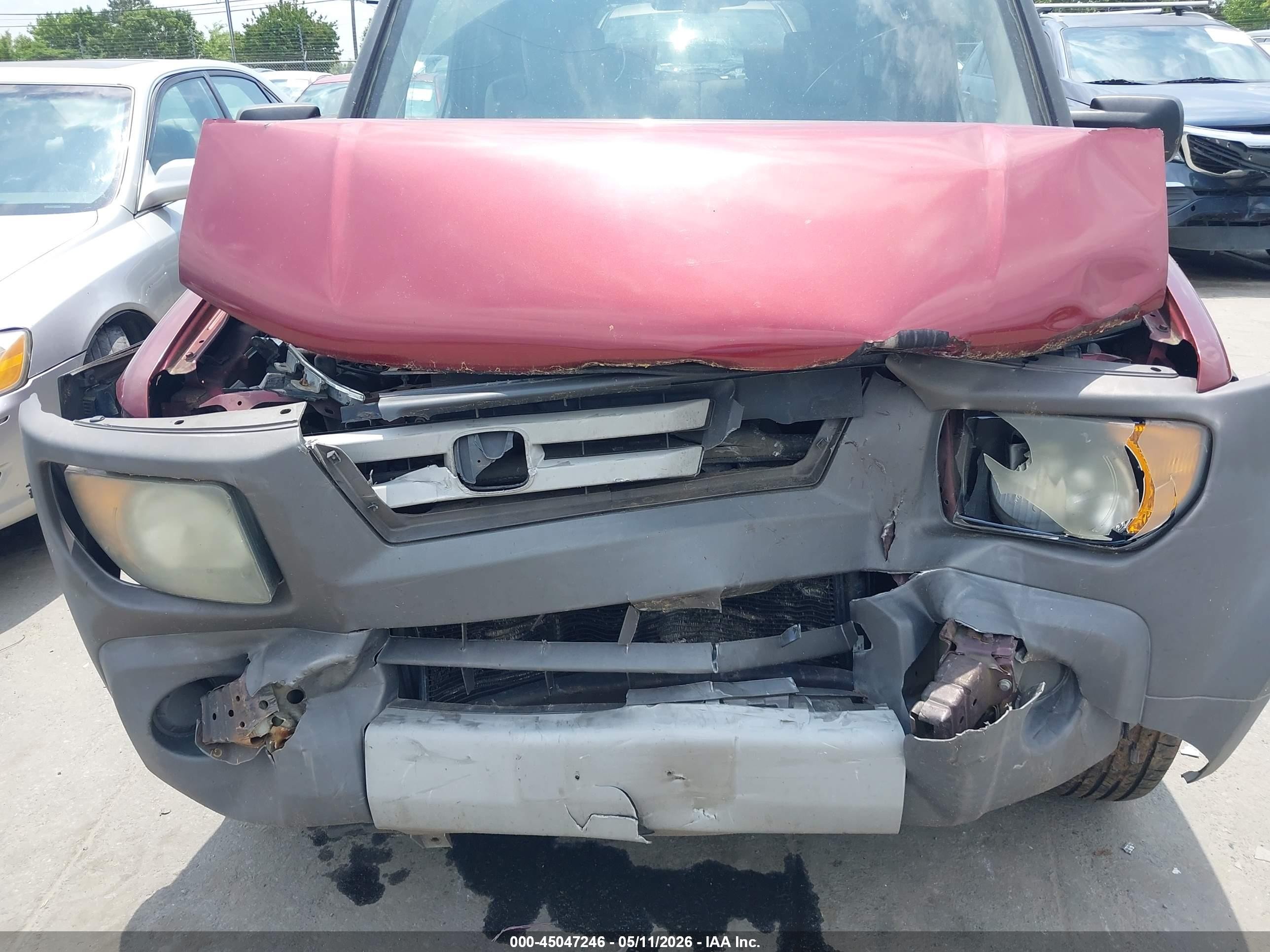 2008 Honda Element Lx Burgundy vin: 5J6YH28328L013164