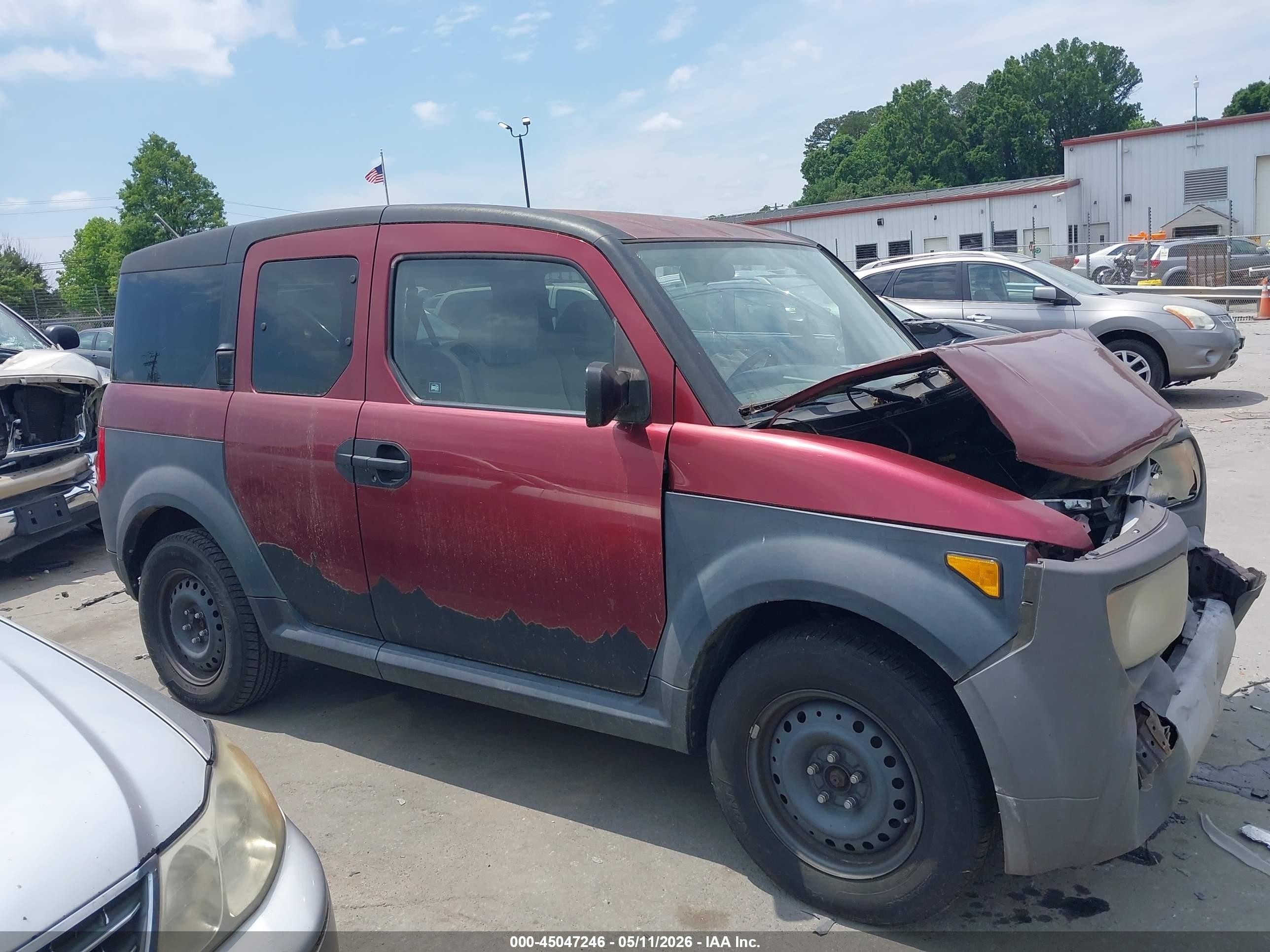 2008 Honda Element Lx Burgundy vin: 5J6YH28328L013164