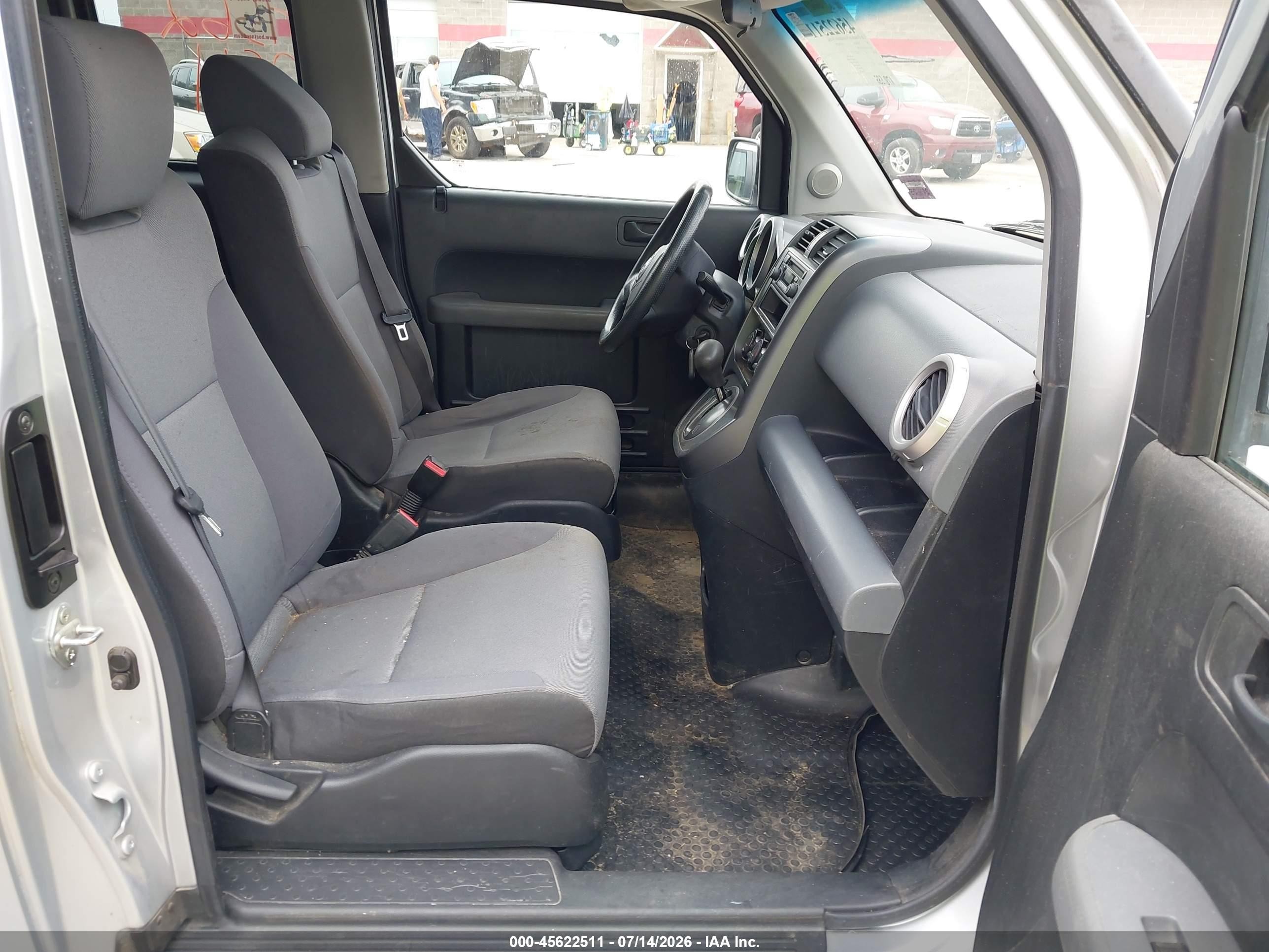 2007 Honda Element Lx Silver vin: 5J6YH28337L015844