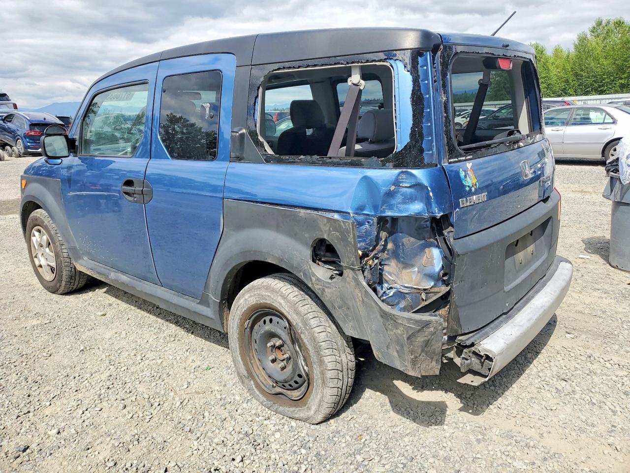 2008 Honda Element Lx Blue vin: 5J6YH28338L018597