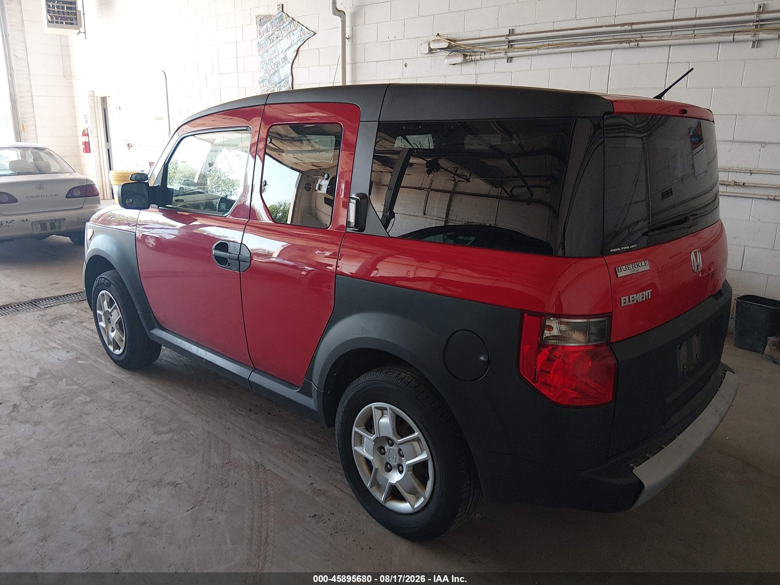 2006 Honda Element Lx Red vin: 5J6YH28346L019559