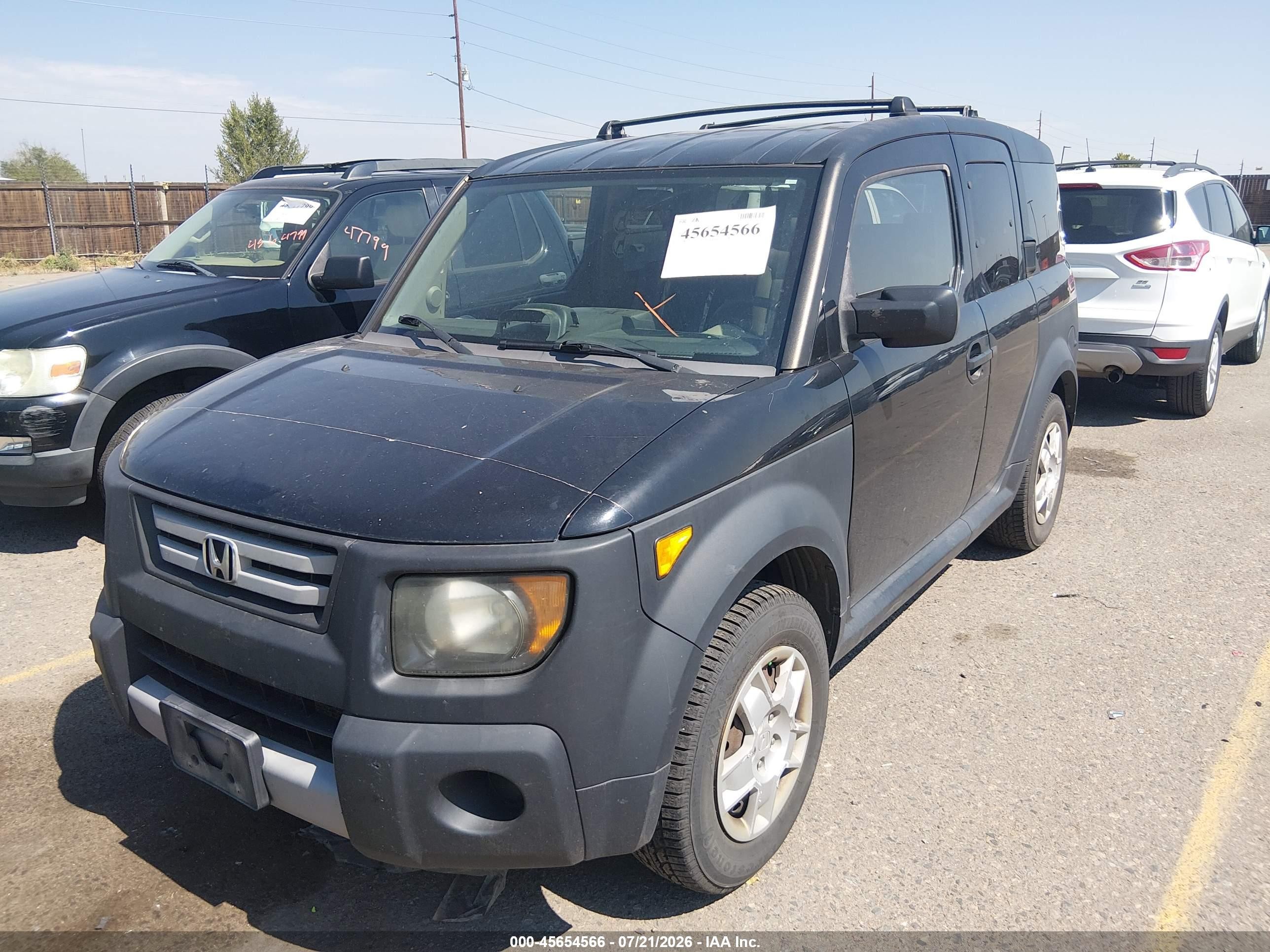 2008 Honda Element Lx Black vin: 5J6YH28348L004370