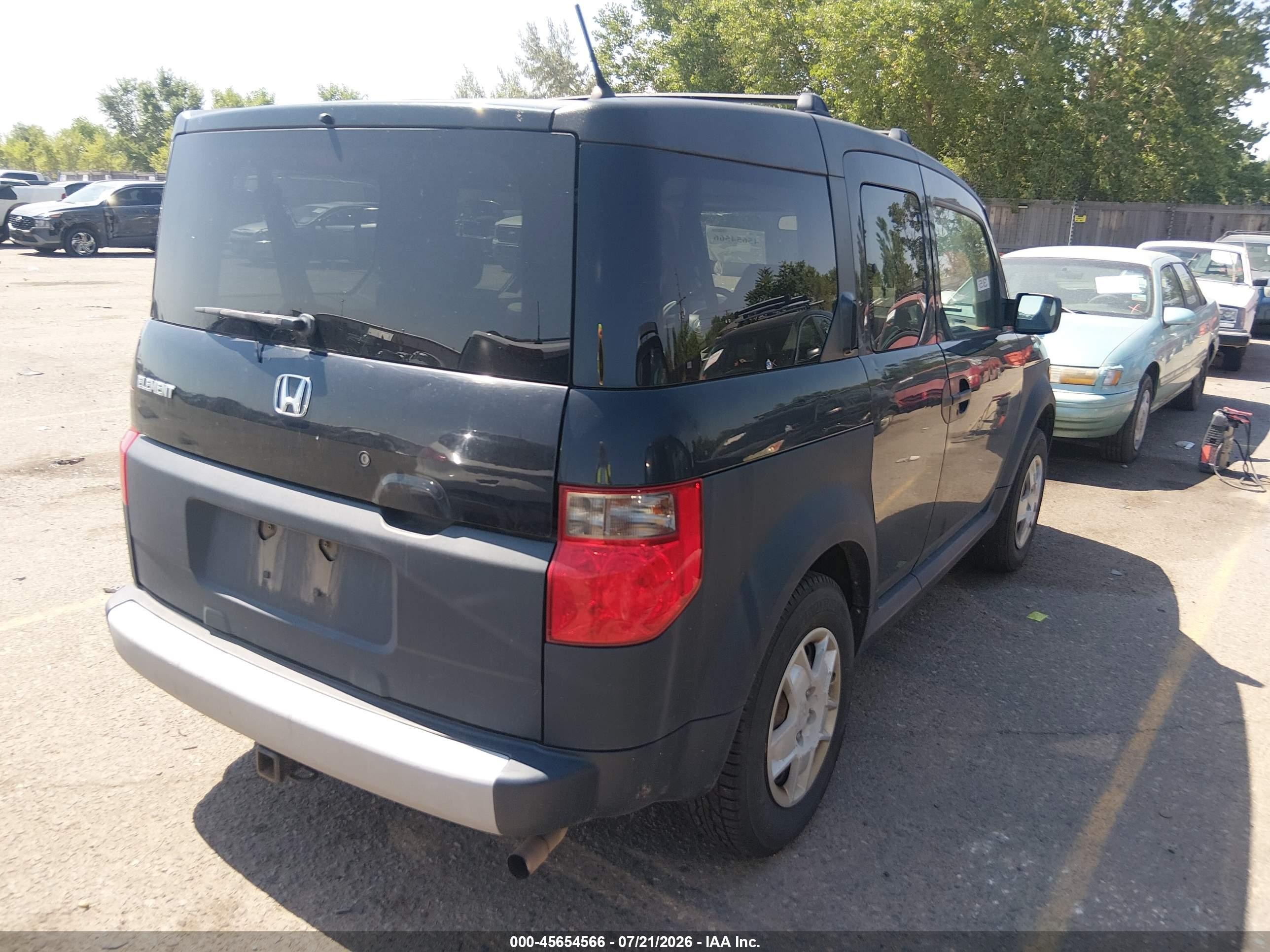 2008 Honda Element Lx Black vin: 5J6YH28348L004370