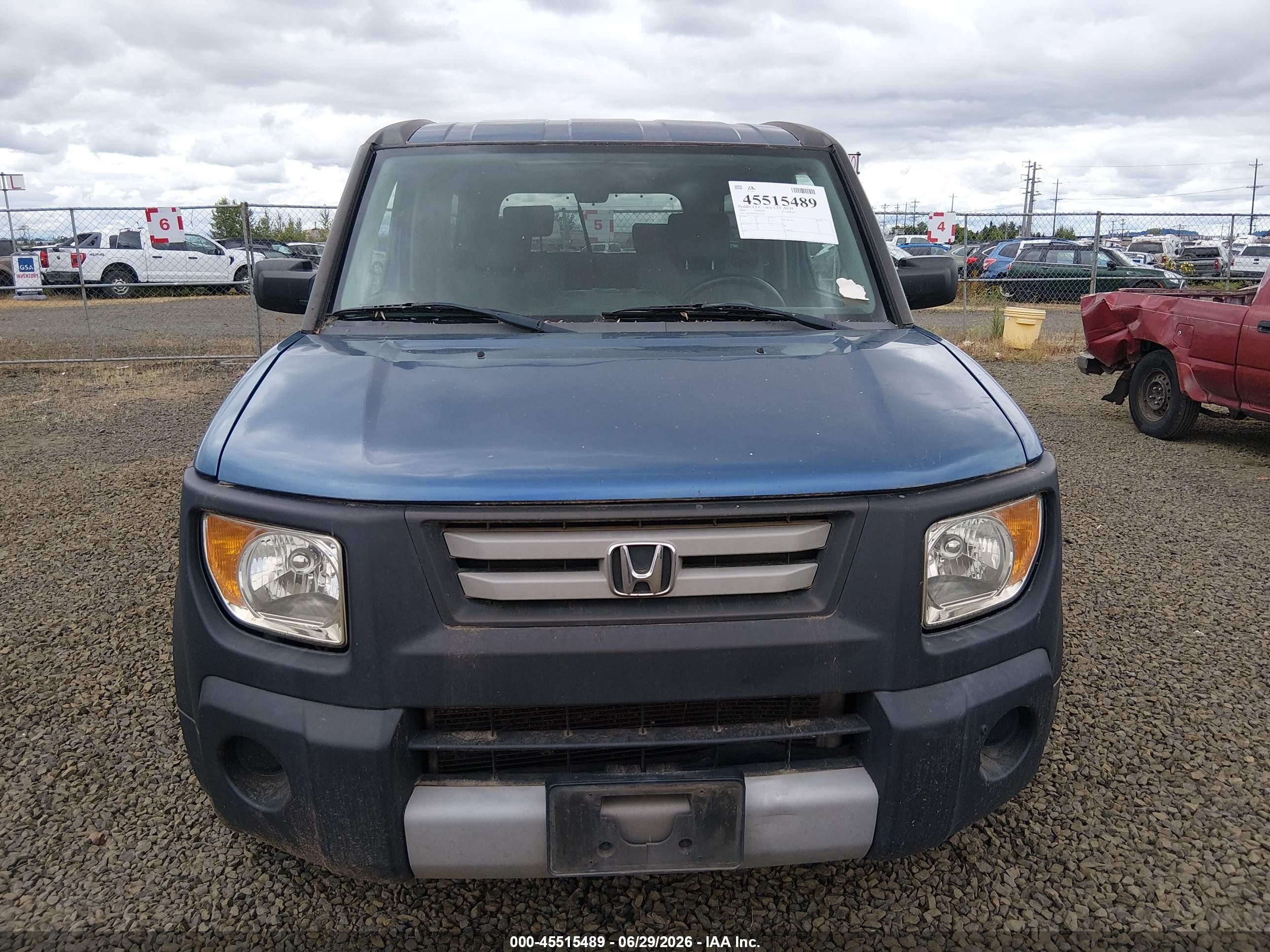 2008 Honda Element Lx Blue vin: 5J6YH28358L017547
