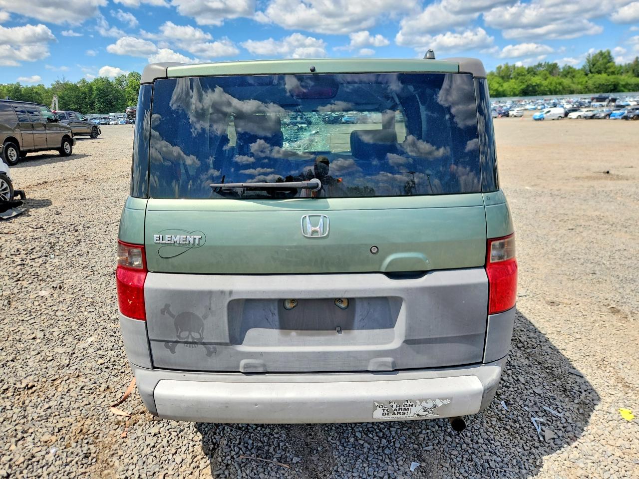 2005 Honda Element Lx Green vin: 5J6YH28365L012515