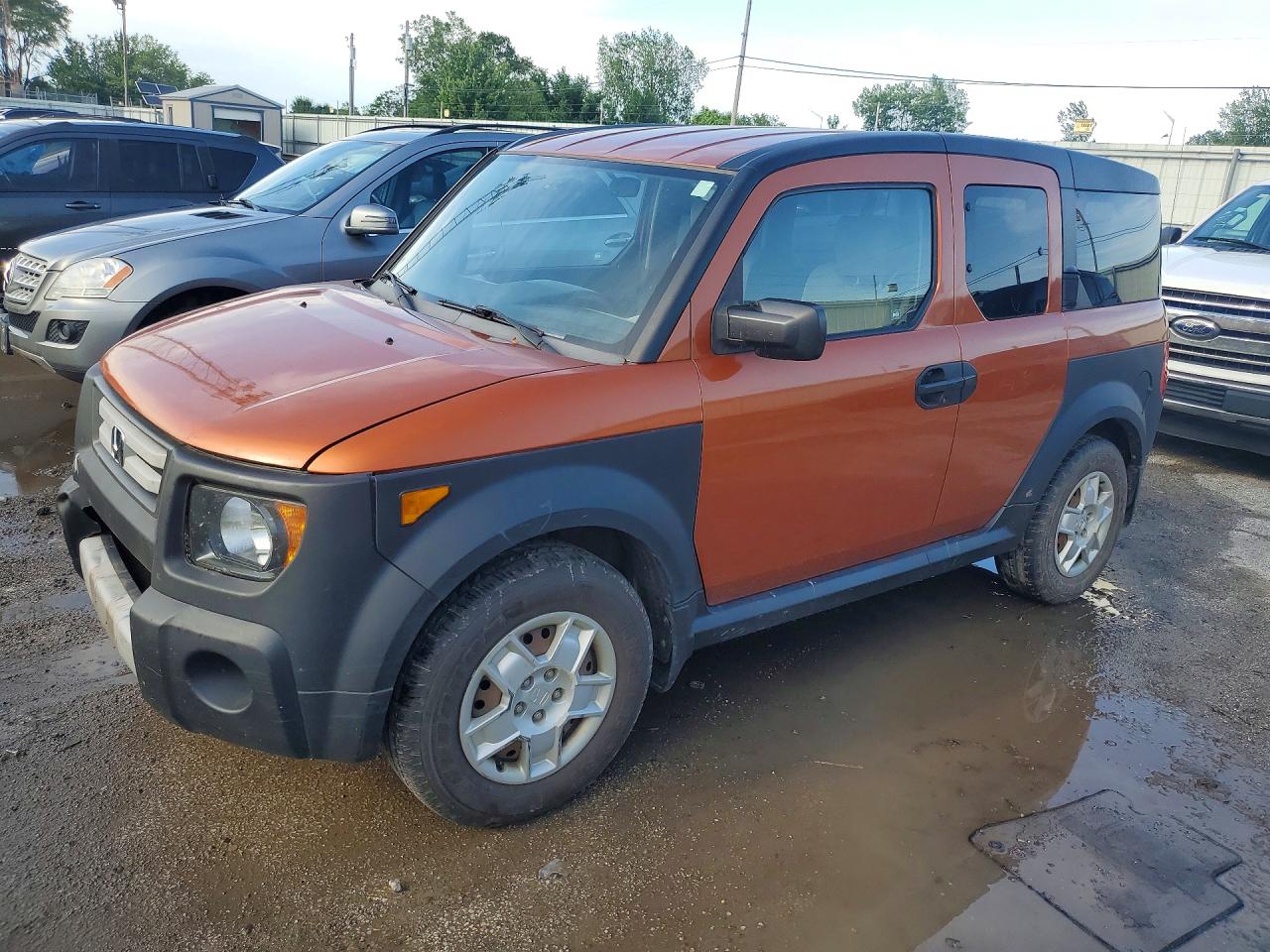 2008 Honda Element Lx Orange vin: 5J6YH28368L015290