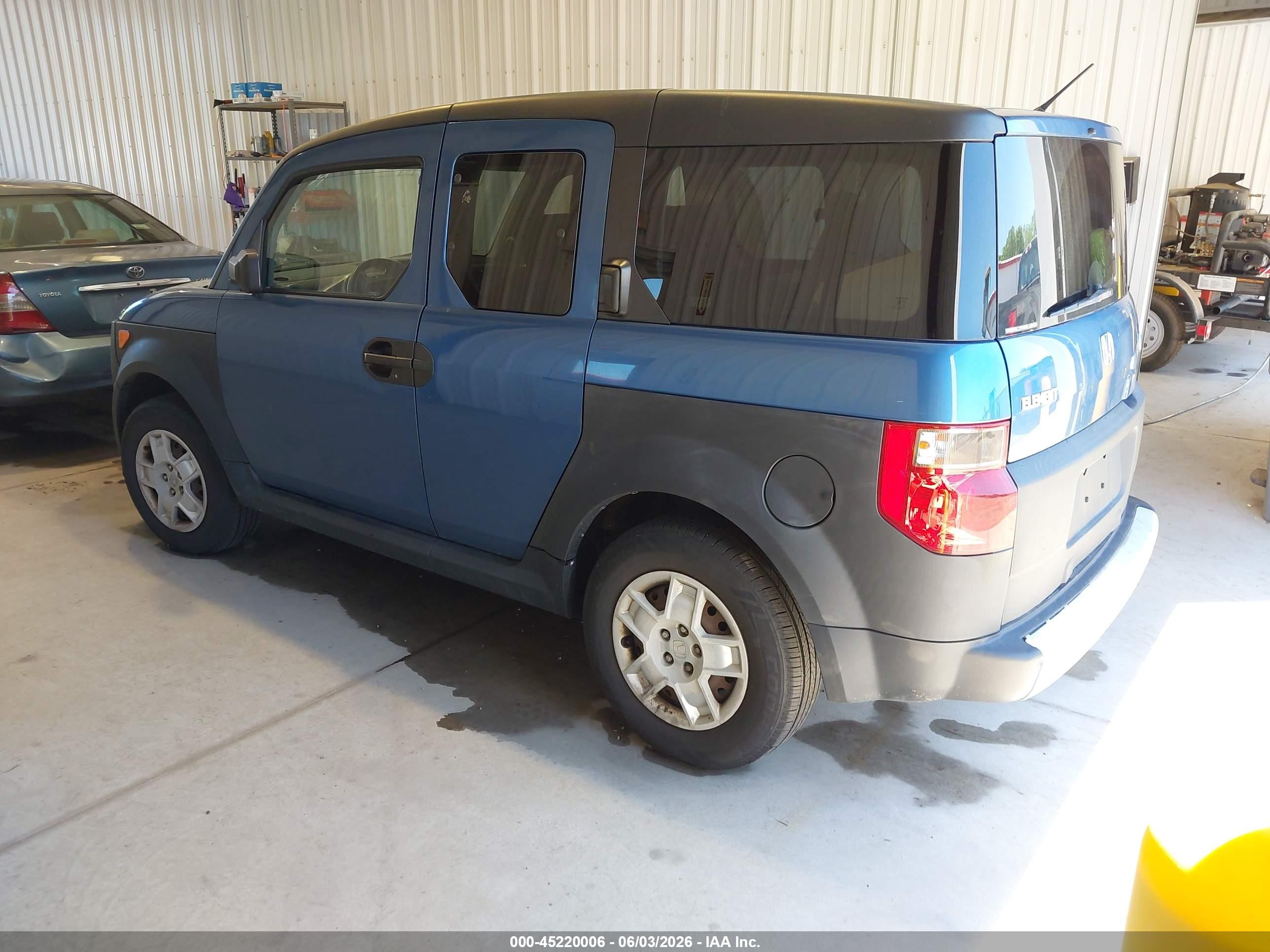 2008 Honda Element Lx Blue vin: 5J6YH28368L019985
