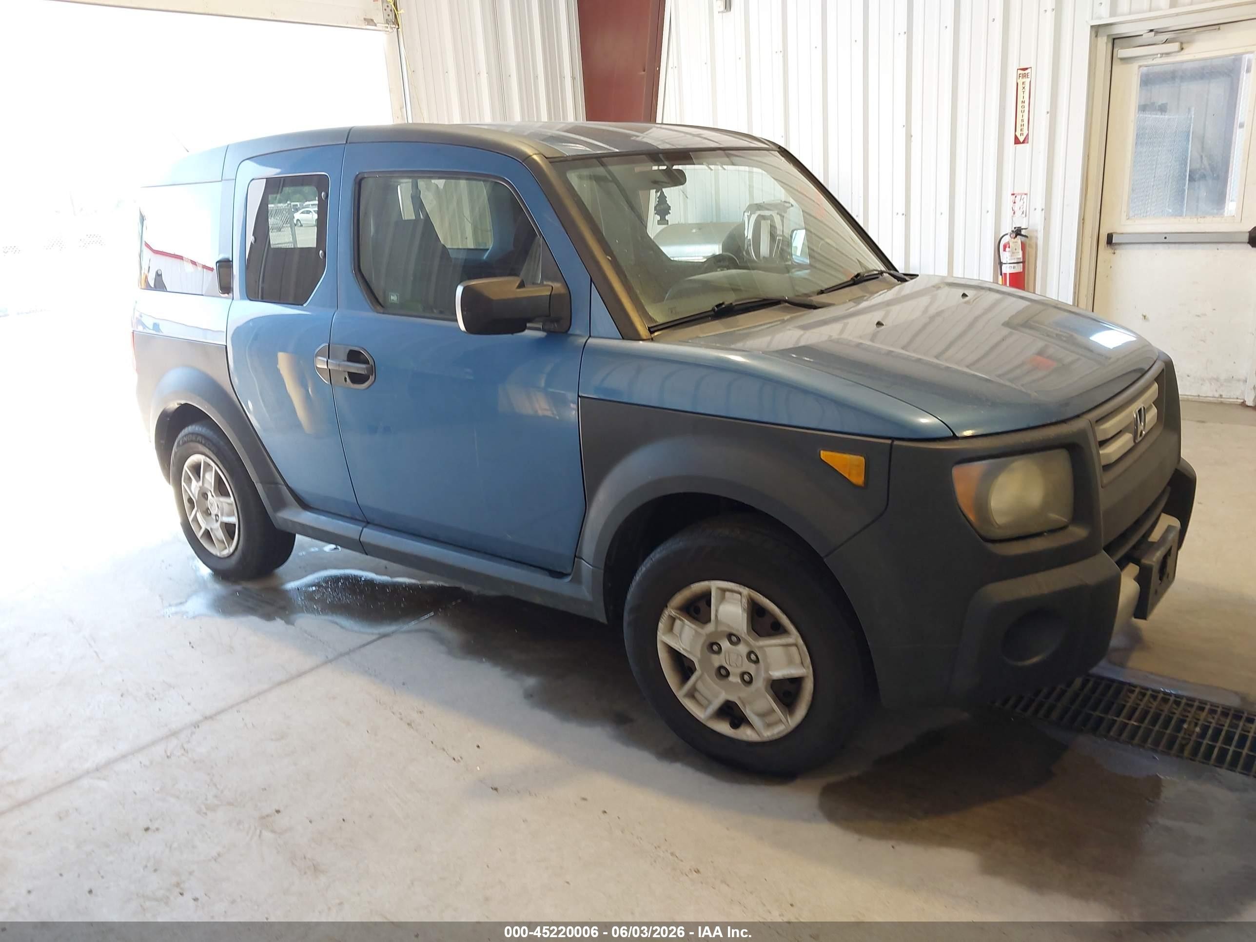 2008 Honda Element Lx Blue vin: 5J6YH28368L019985
