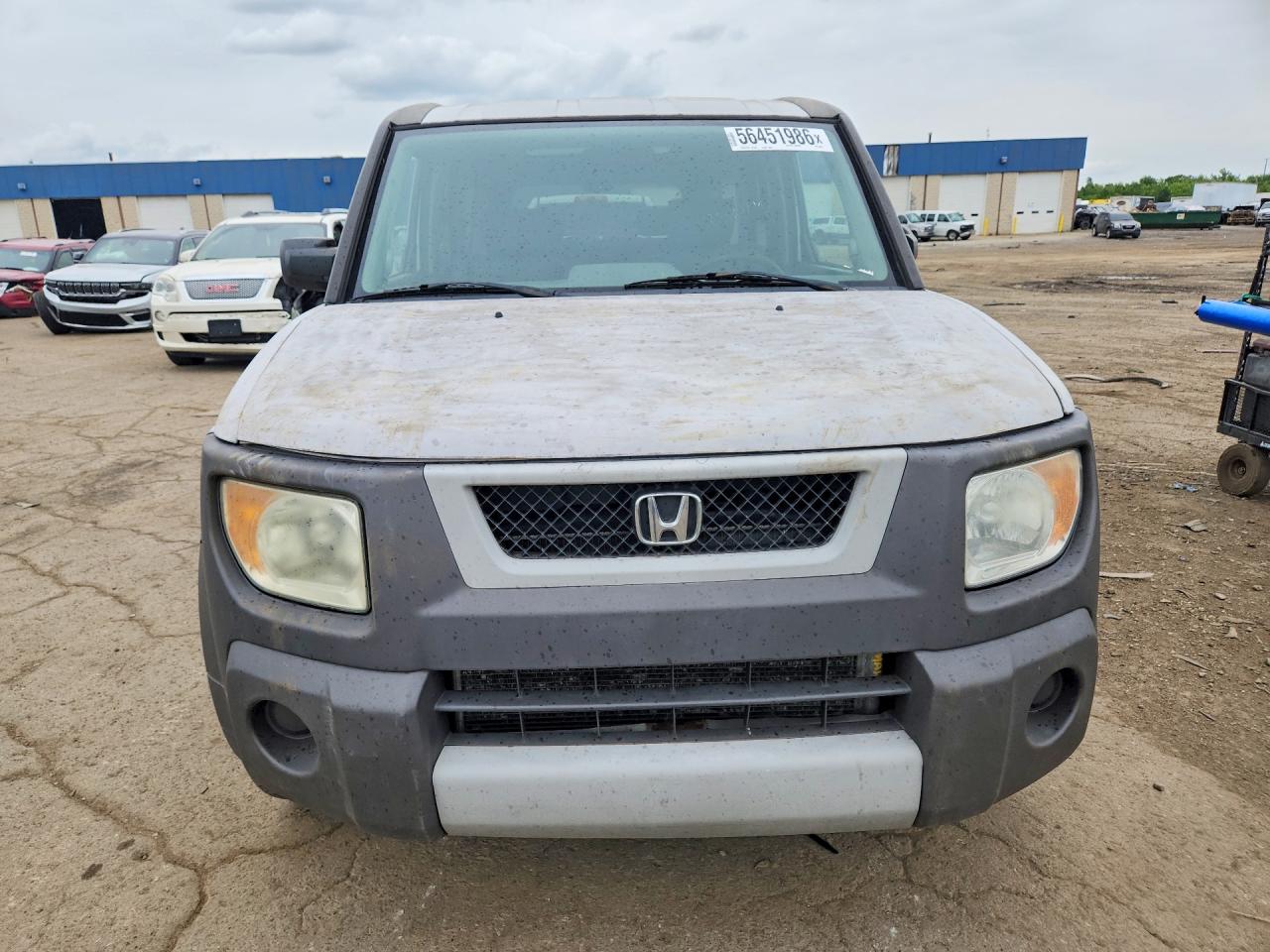 2005 Honda Element Lx Silver vin: 5J6YH28375L000583
