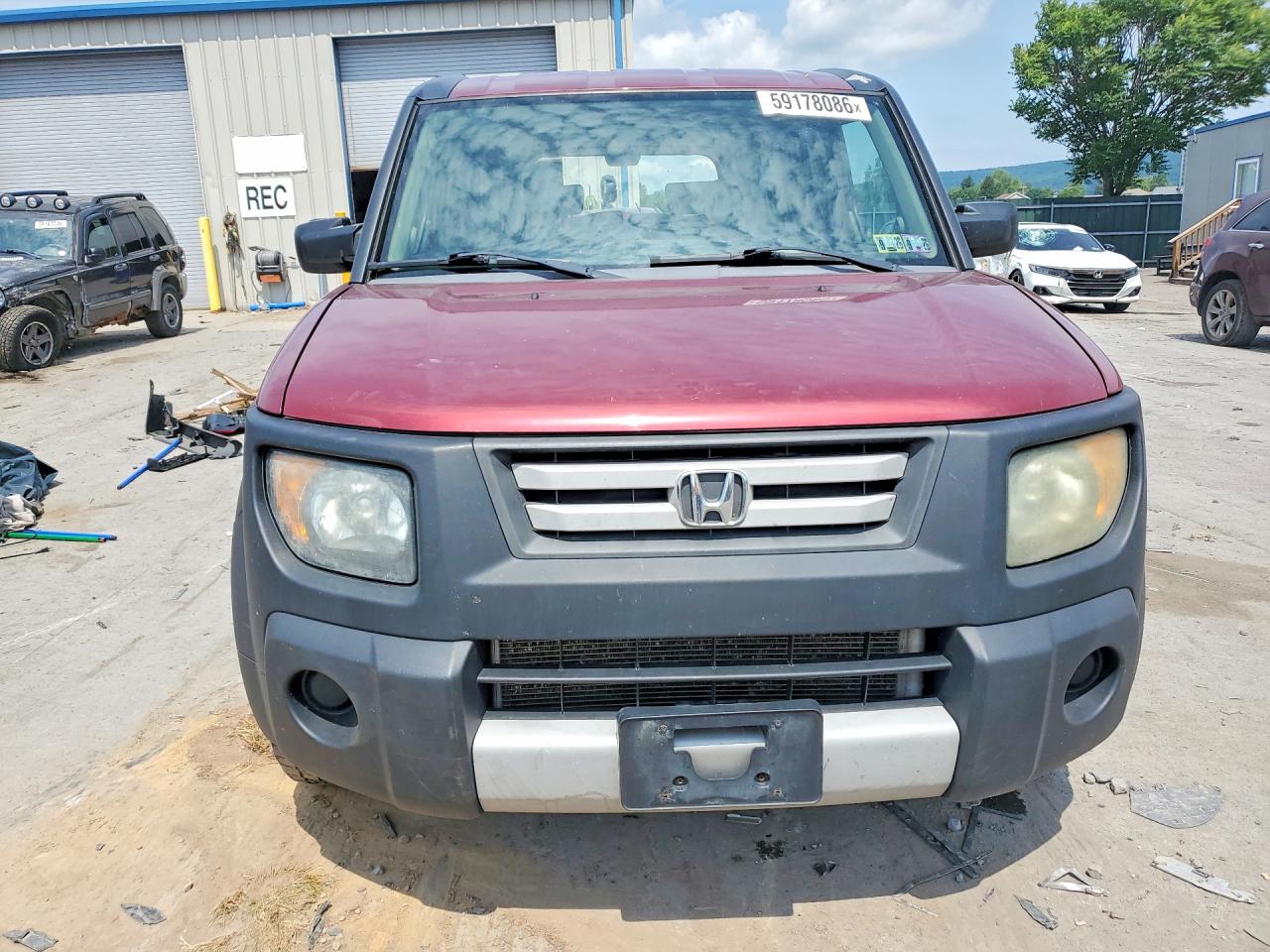 2008 Honda Element Lx Maroon vin: 5J6YH28388L013640
