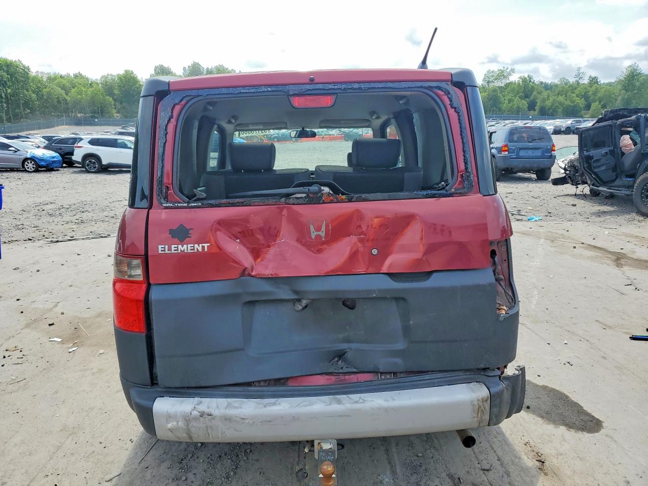 2008 Honda Element Lx Maroon vin: 5J6YH28388L013640