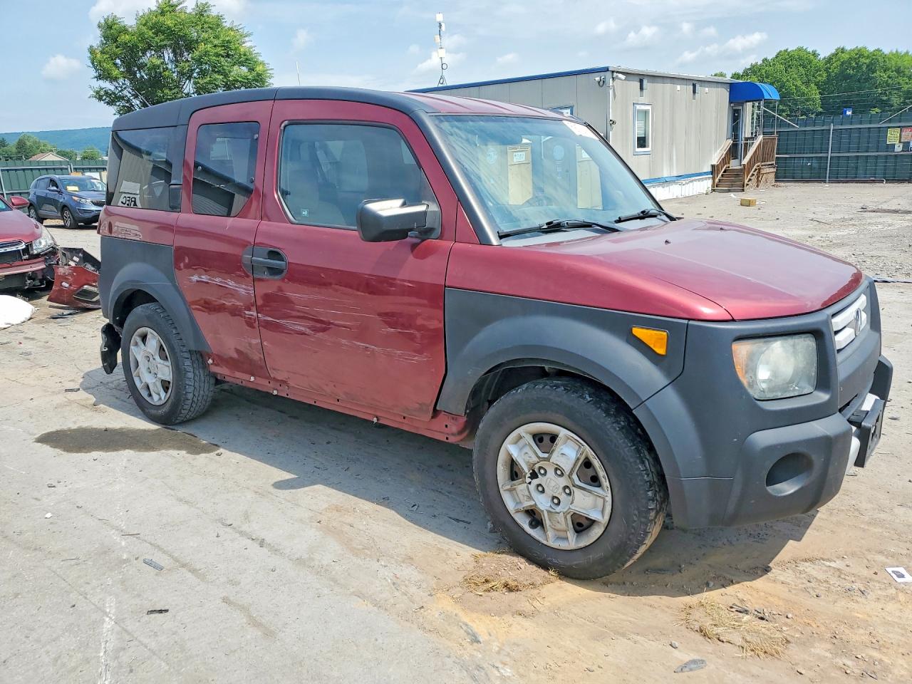 2008 Honda Element Lx Maroon vin: 5J6YH28388L013640
