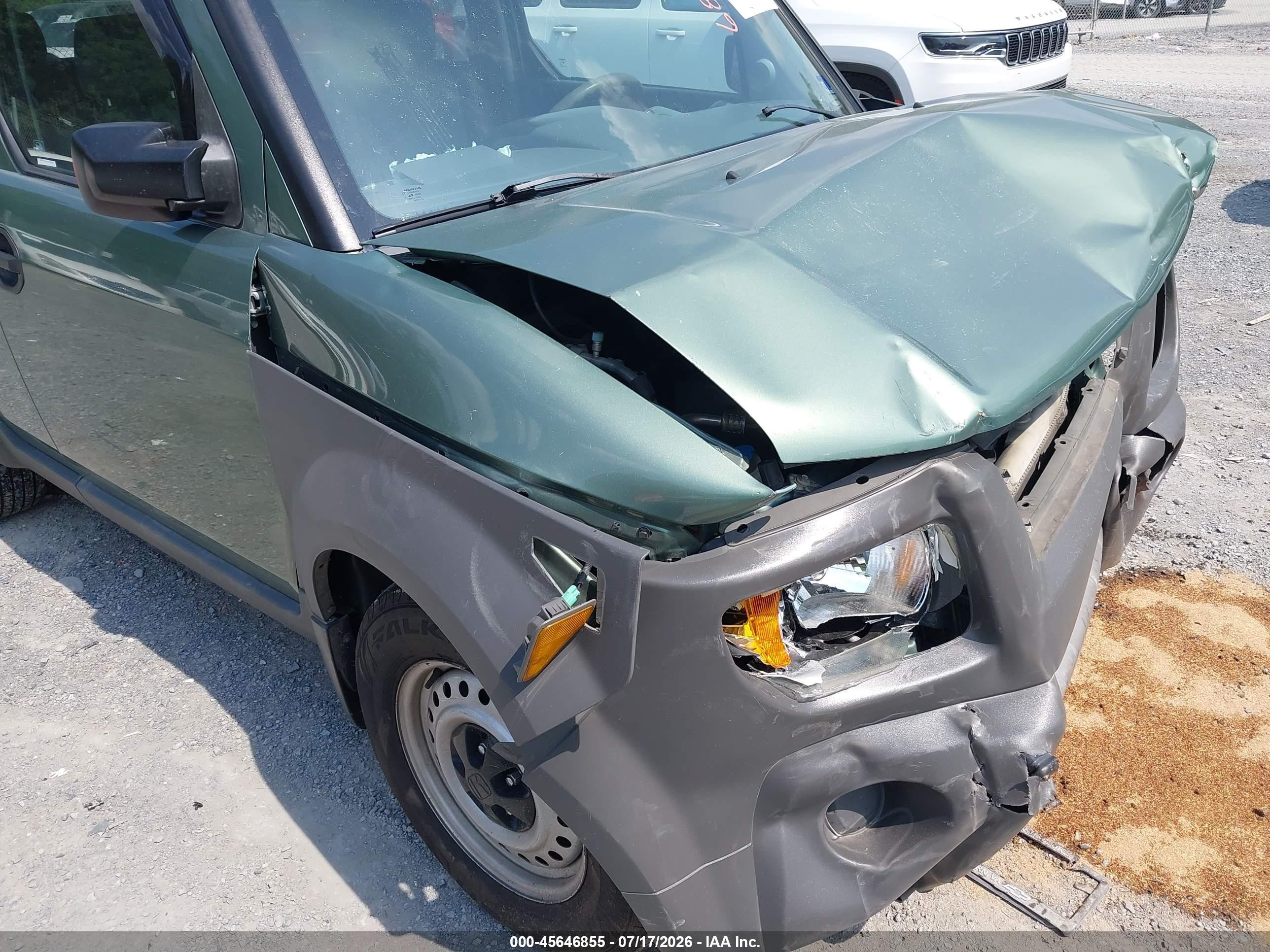 2004 Honda Element Lx Green vin: 5J6YH28394L037987