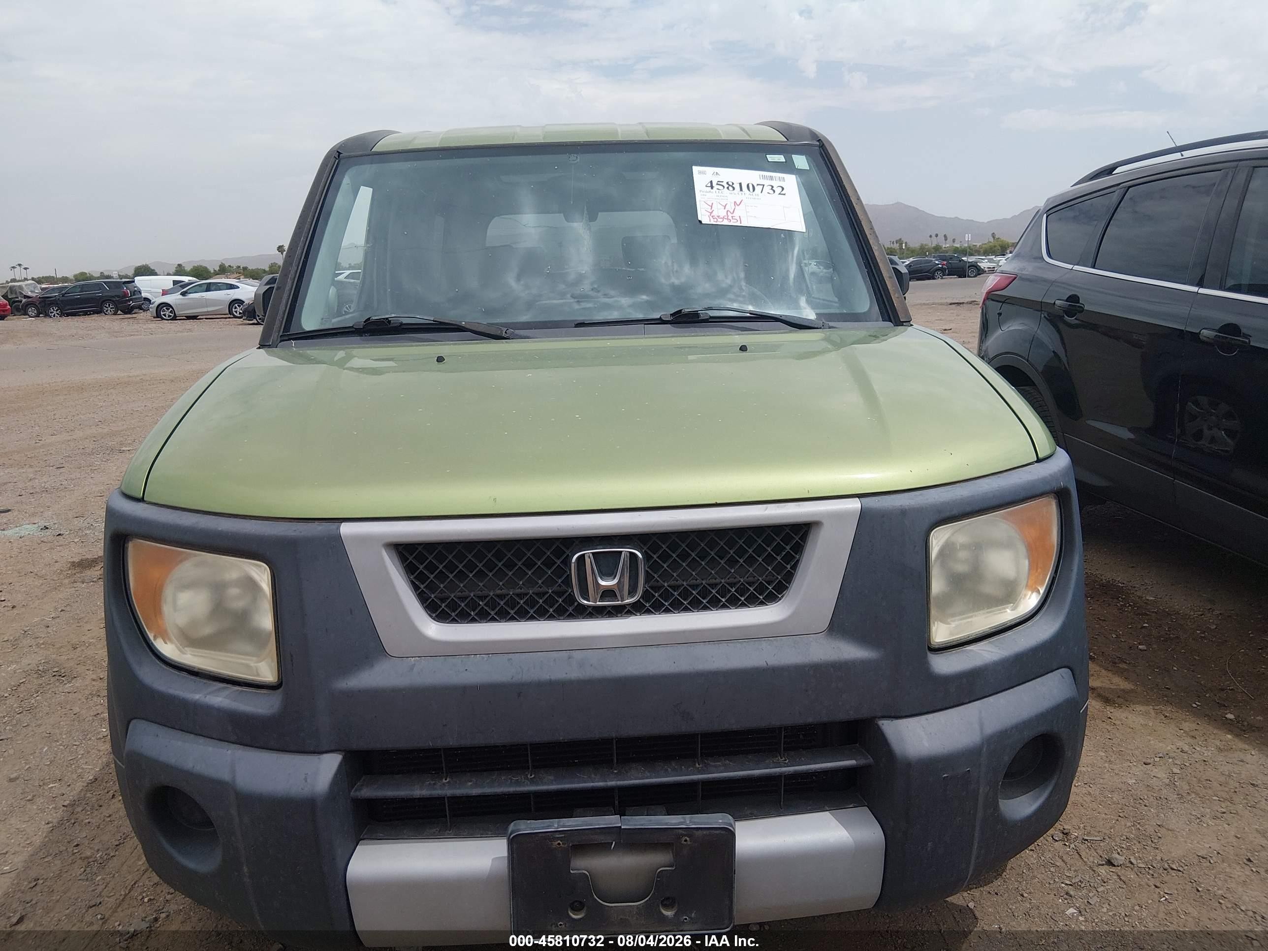 2006 Honda Element Lx Green vin: 5J6YH28396L006578