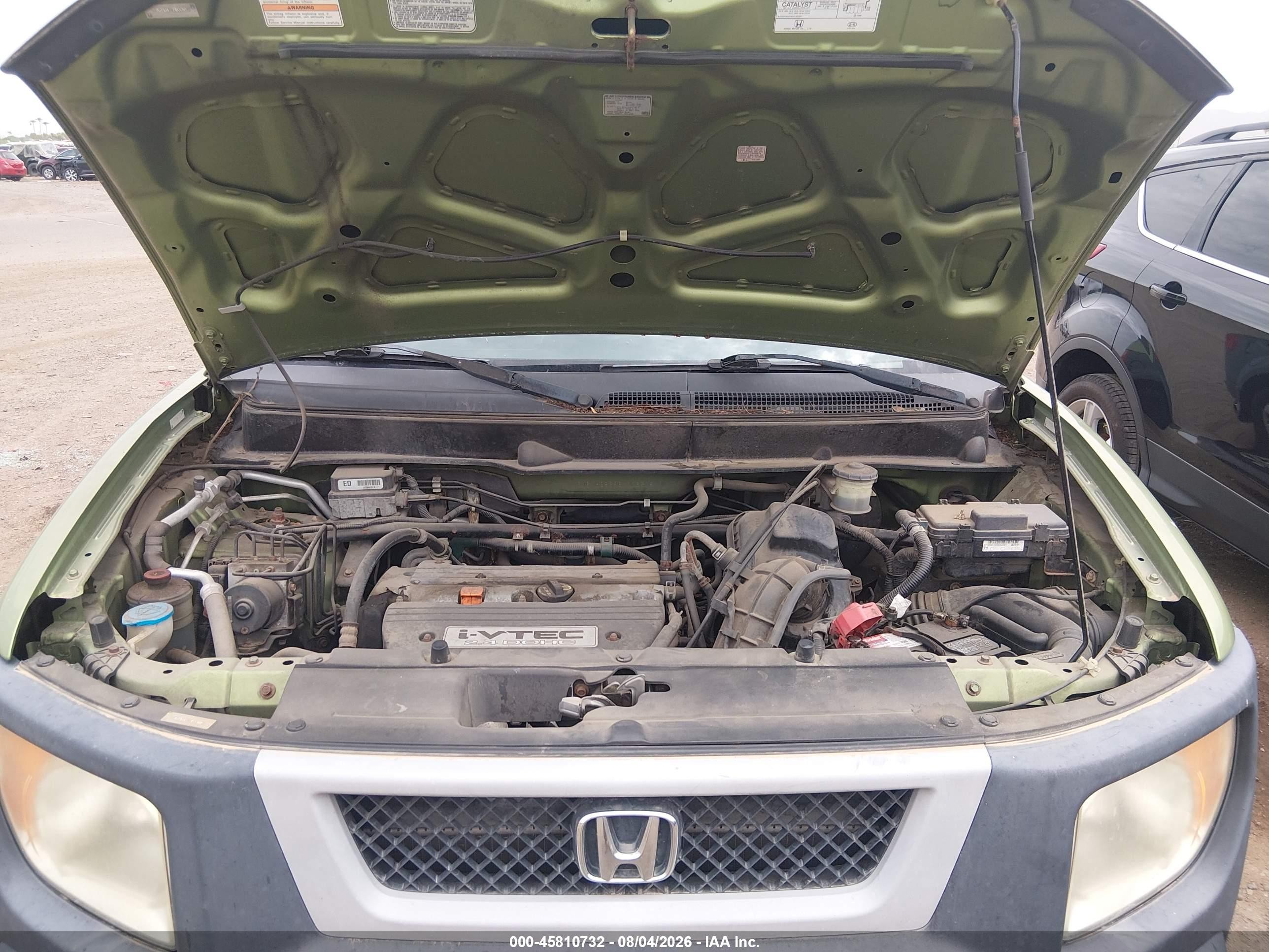 2006 Honda Element Lx Green vin: 5J6YH28396L006578