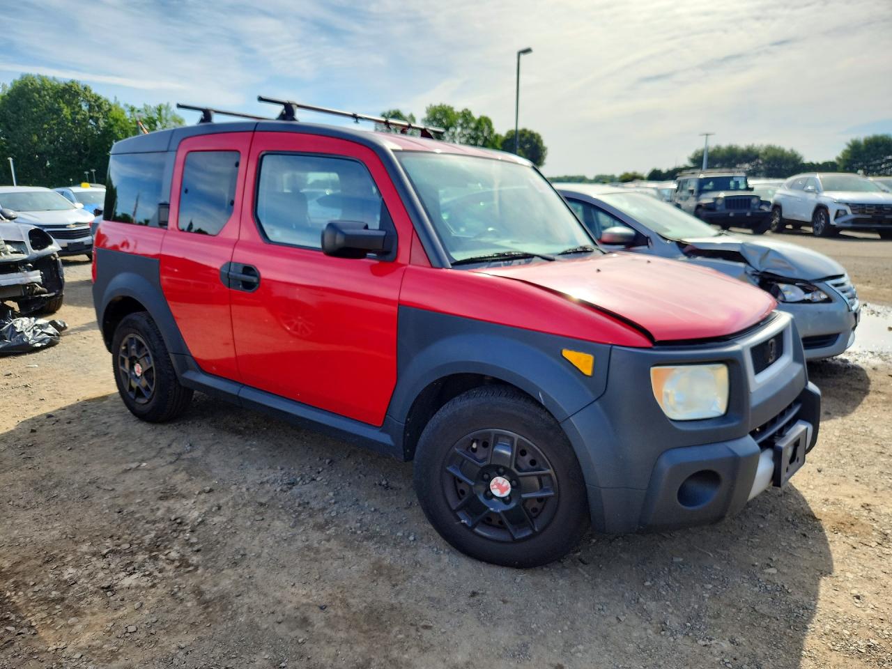 2006 Honda Element Lx Red vin: 5J6YH28396L021260