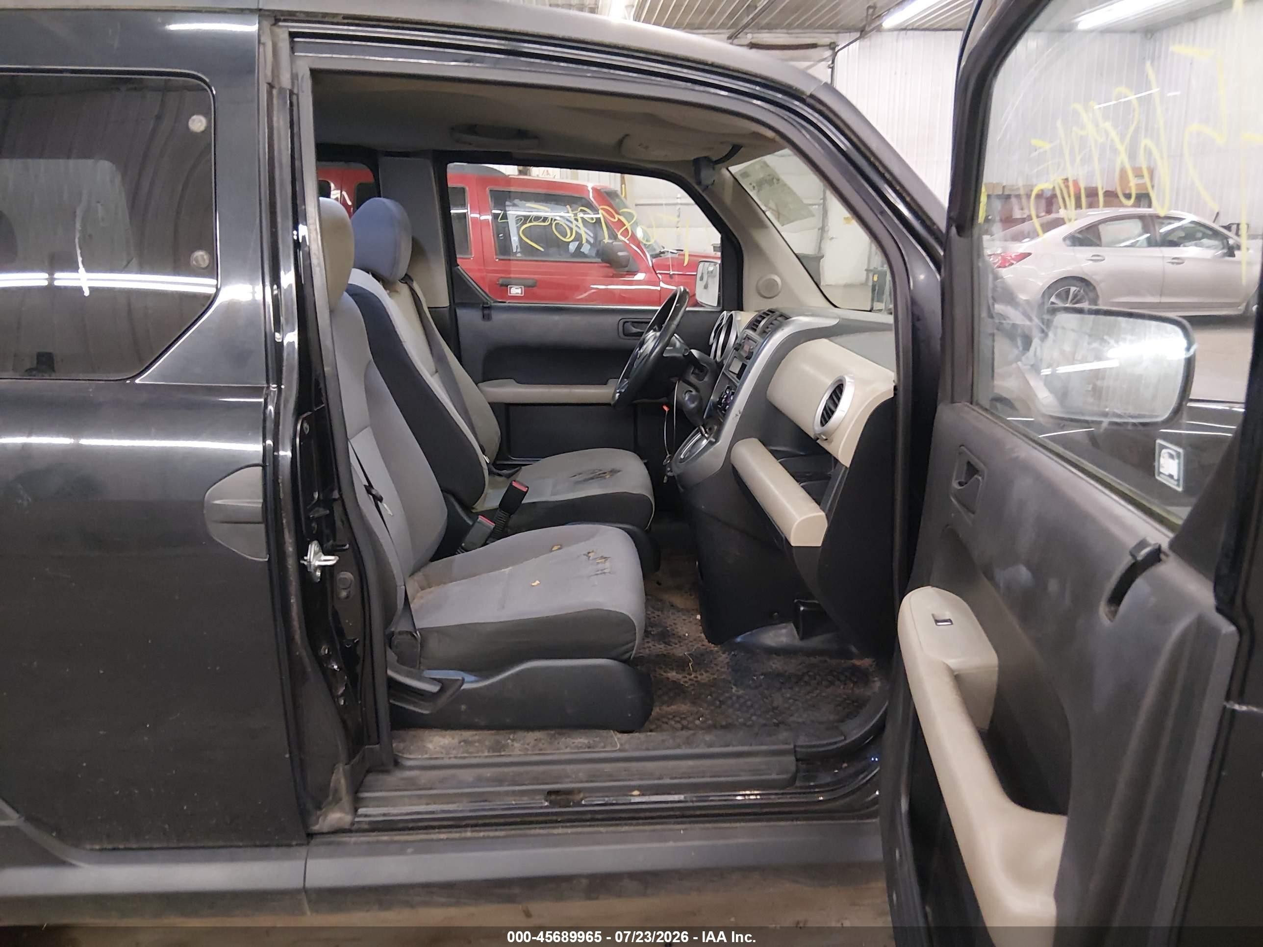 2008 Honda Element Lx Black vin: 5J6YH28398L004817