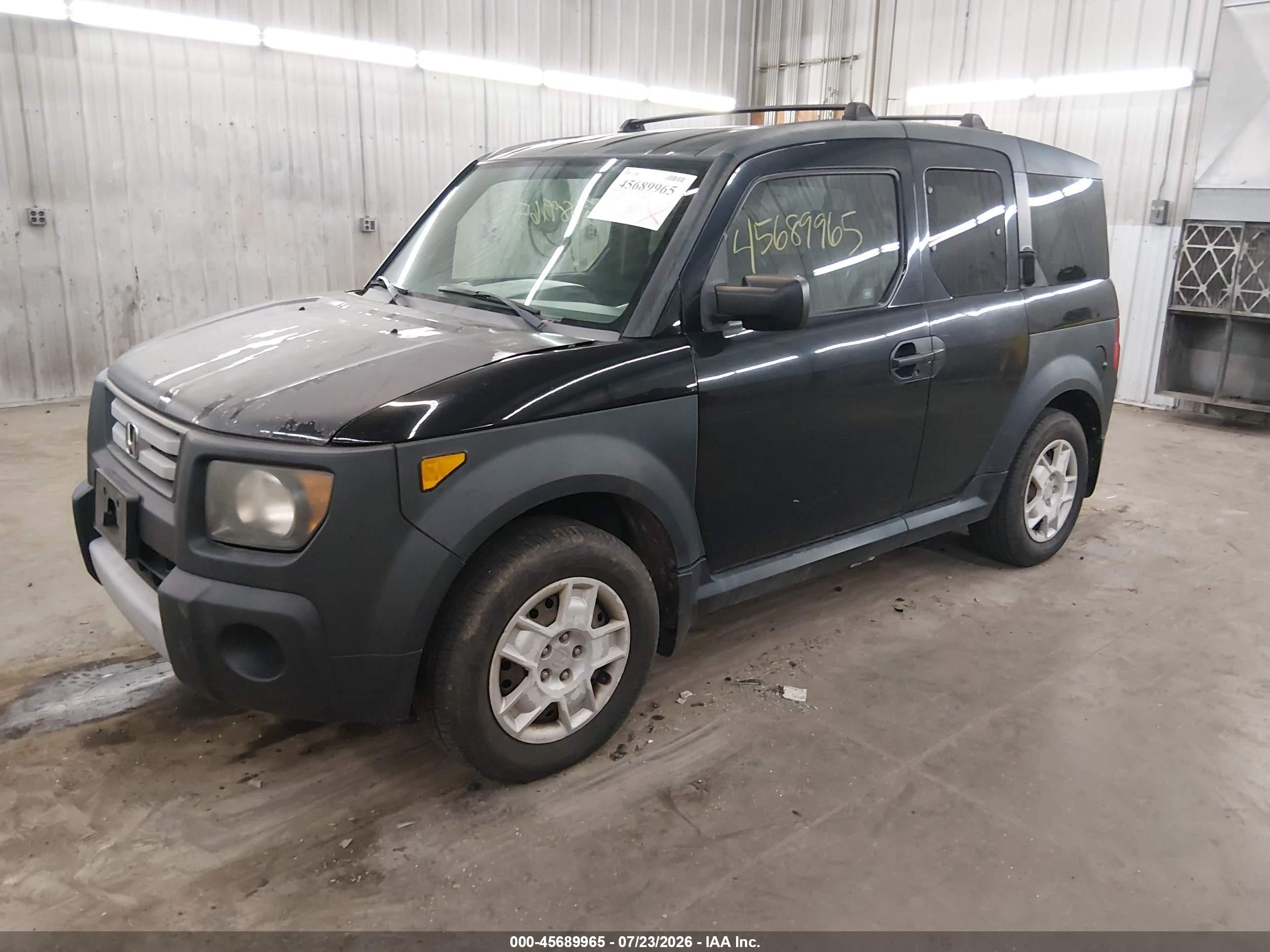 2008 Honda Element Lx Black vin: 5J6YH28398L004817