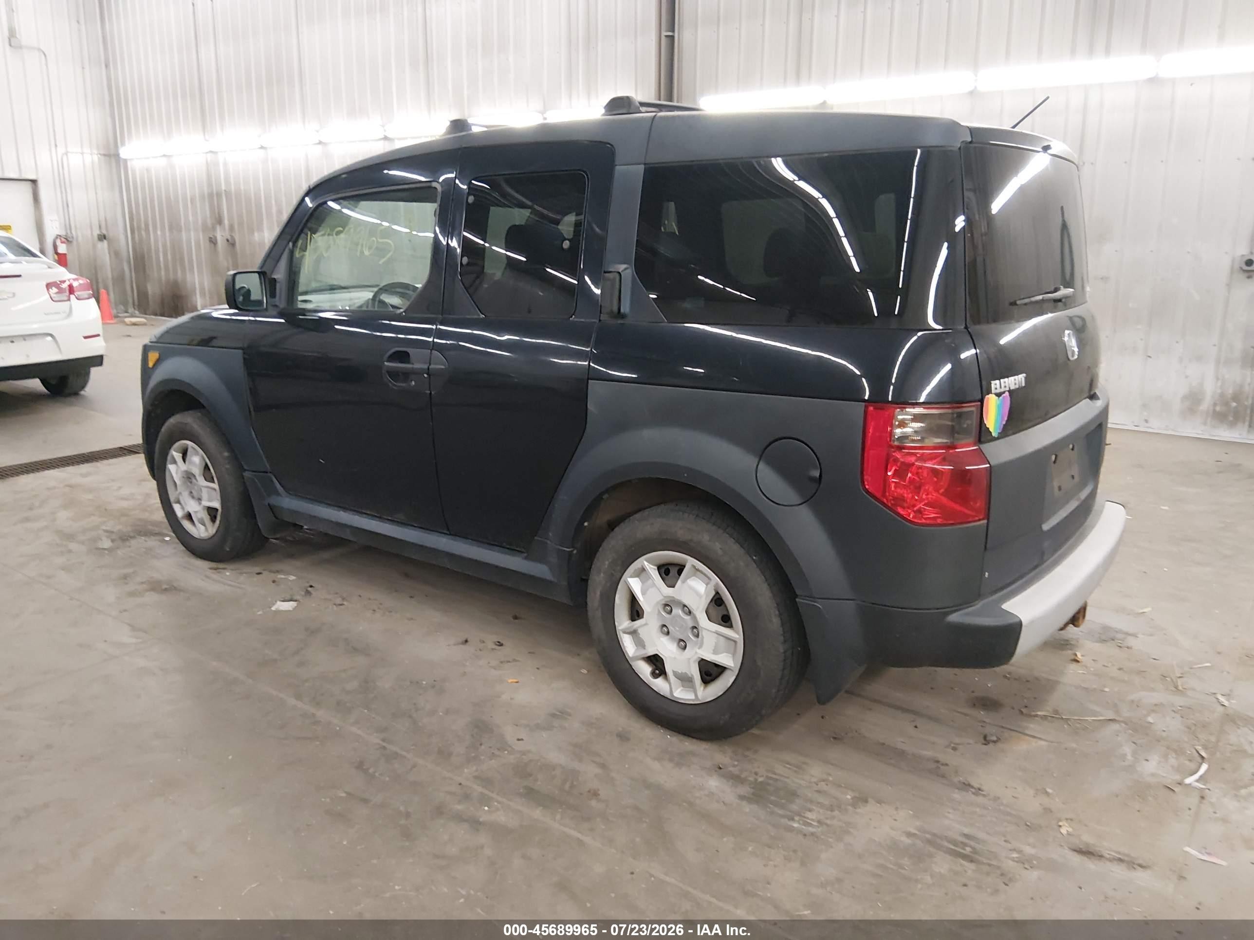 2008 Honda Element Lx Black vin: 5J6YH28398L004817