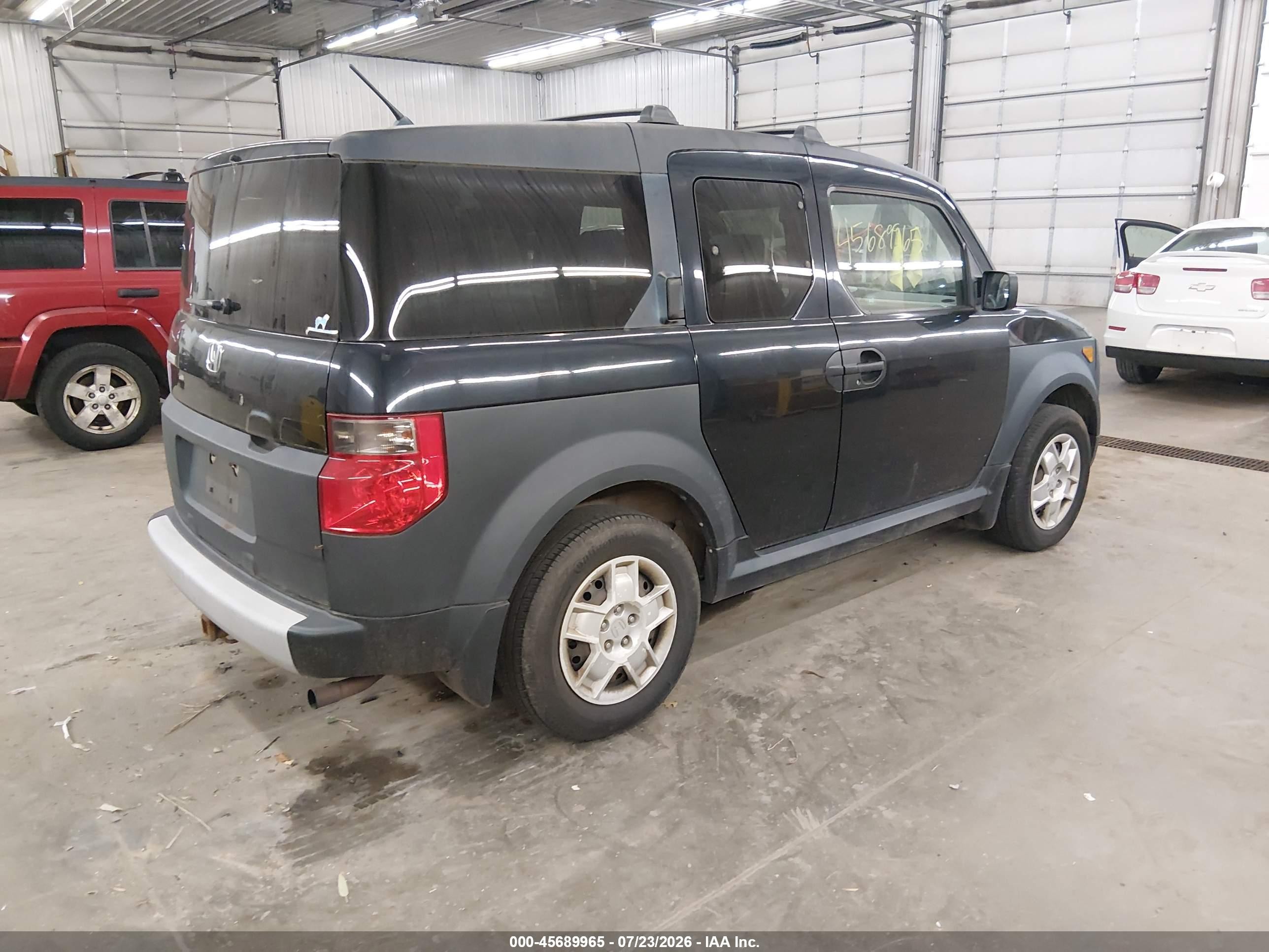 2008 Honda Element Lx Black vin: 5J6YH28398L004817