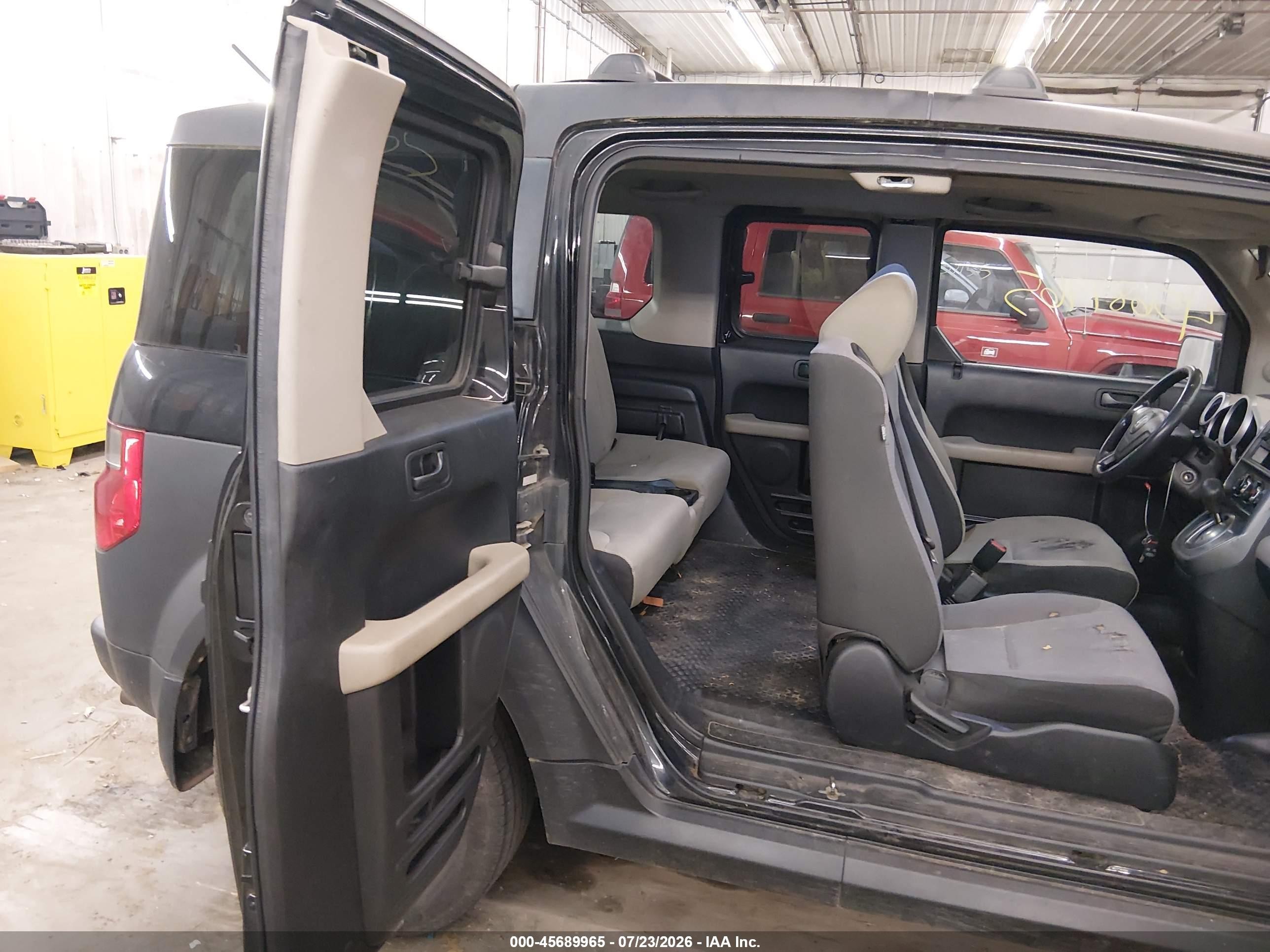 2008 Honda Element Lx Black vin: 5J6YH28398L004817
