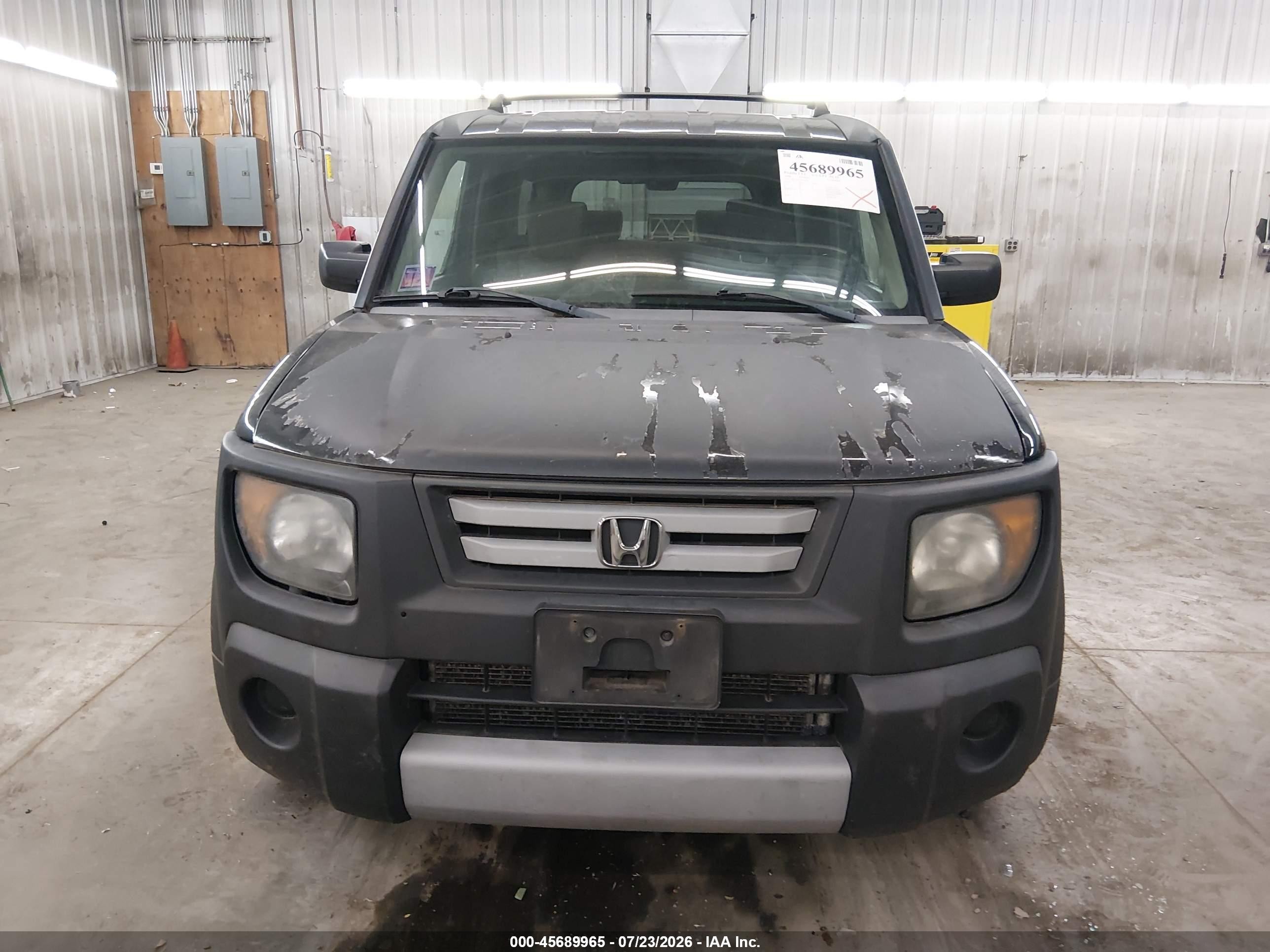 2008 Honda Element Lx Black vin: 5J6YH28398L004817