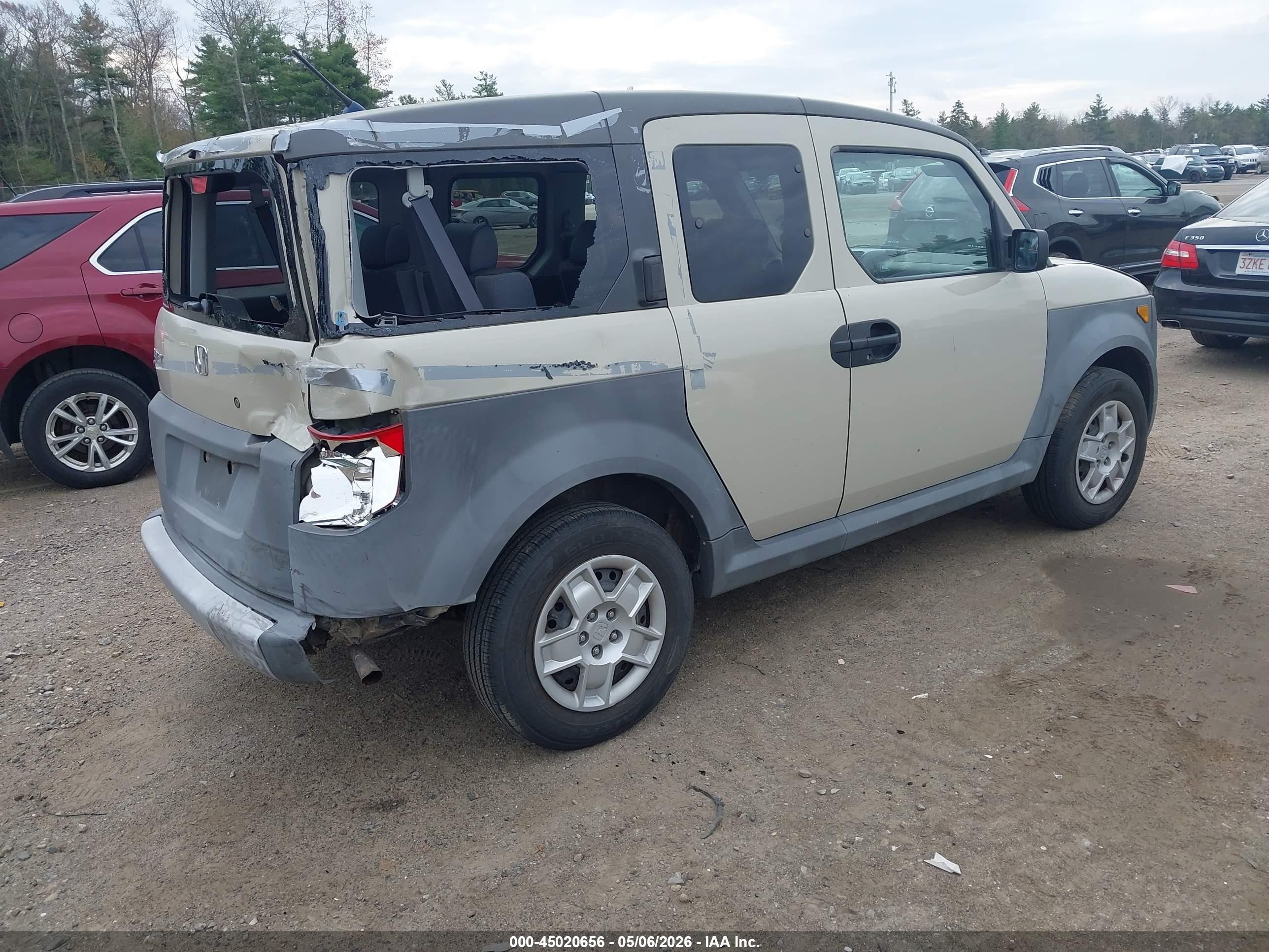 2005 Honda Element Lx Tan vin: 5J6YH283X5L016342