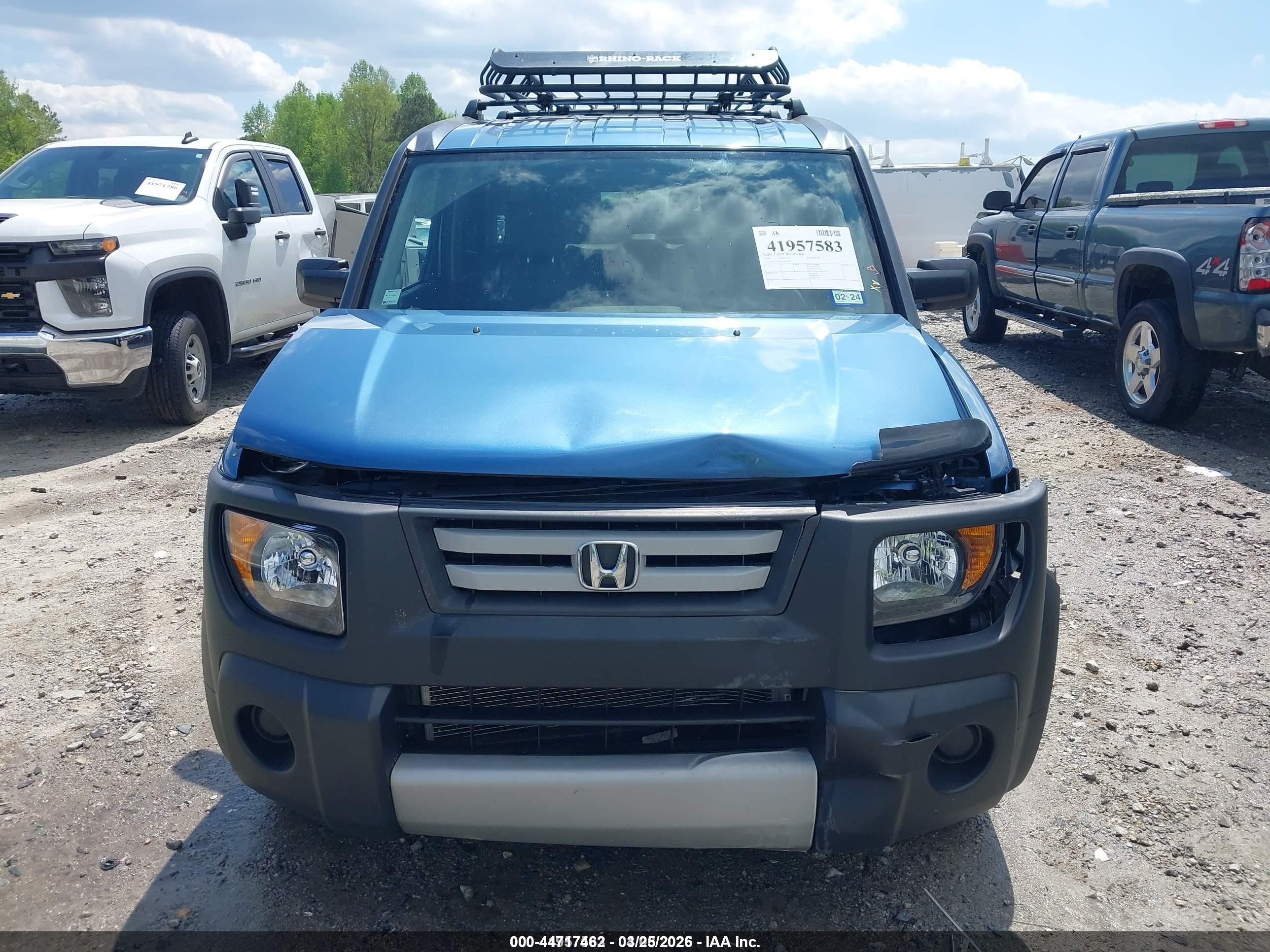 2008 Honda Element Lx Blue vin: 5J6YH283X8L003496