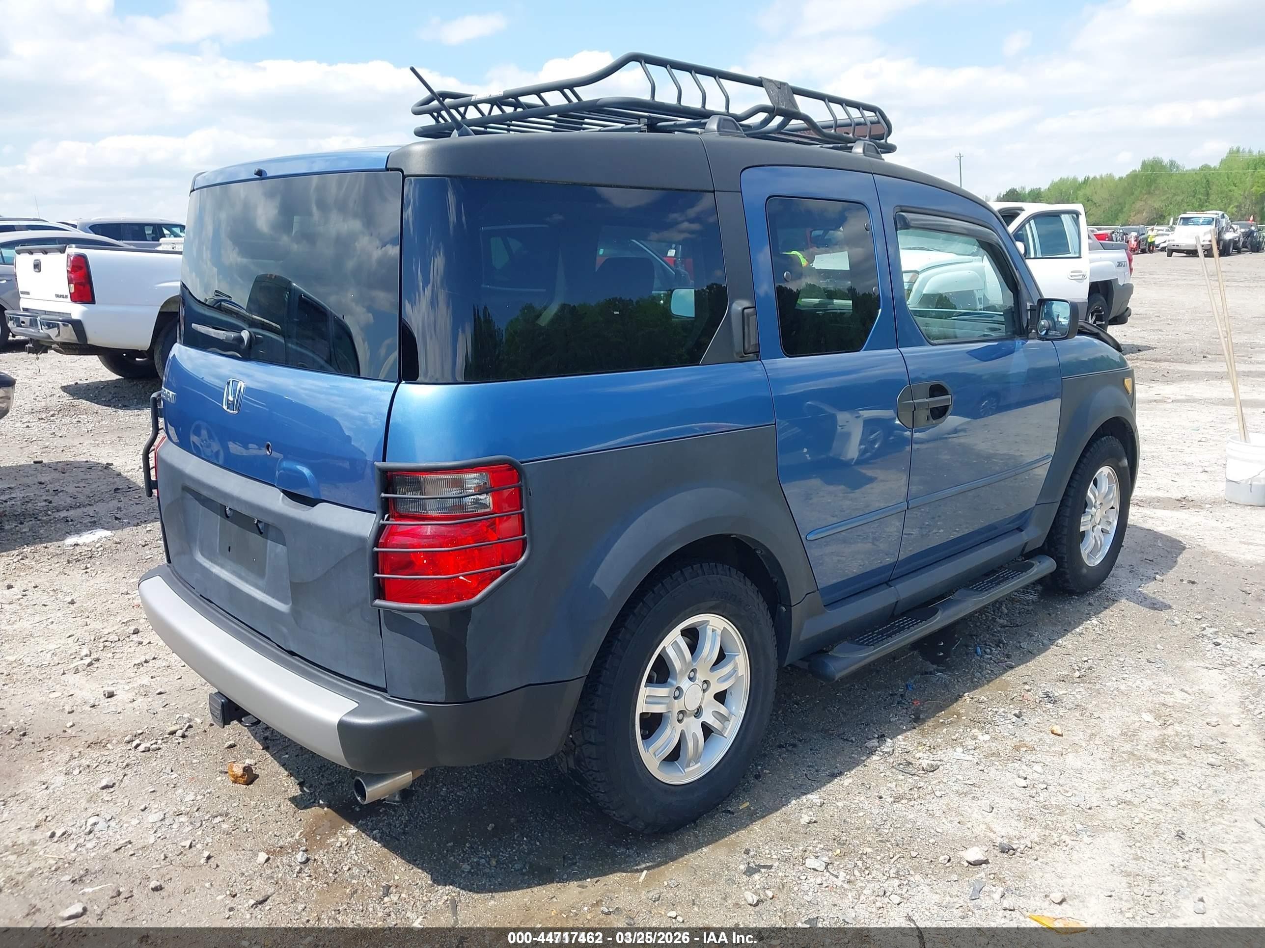 2008 Honda Element Lx Blue vin: 5J6YH283X8L003496