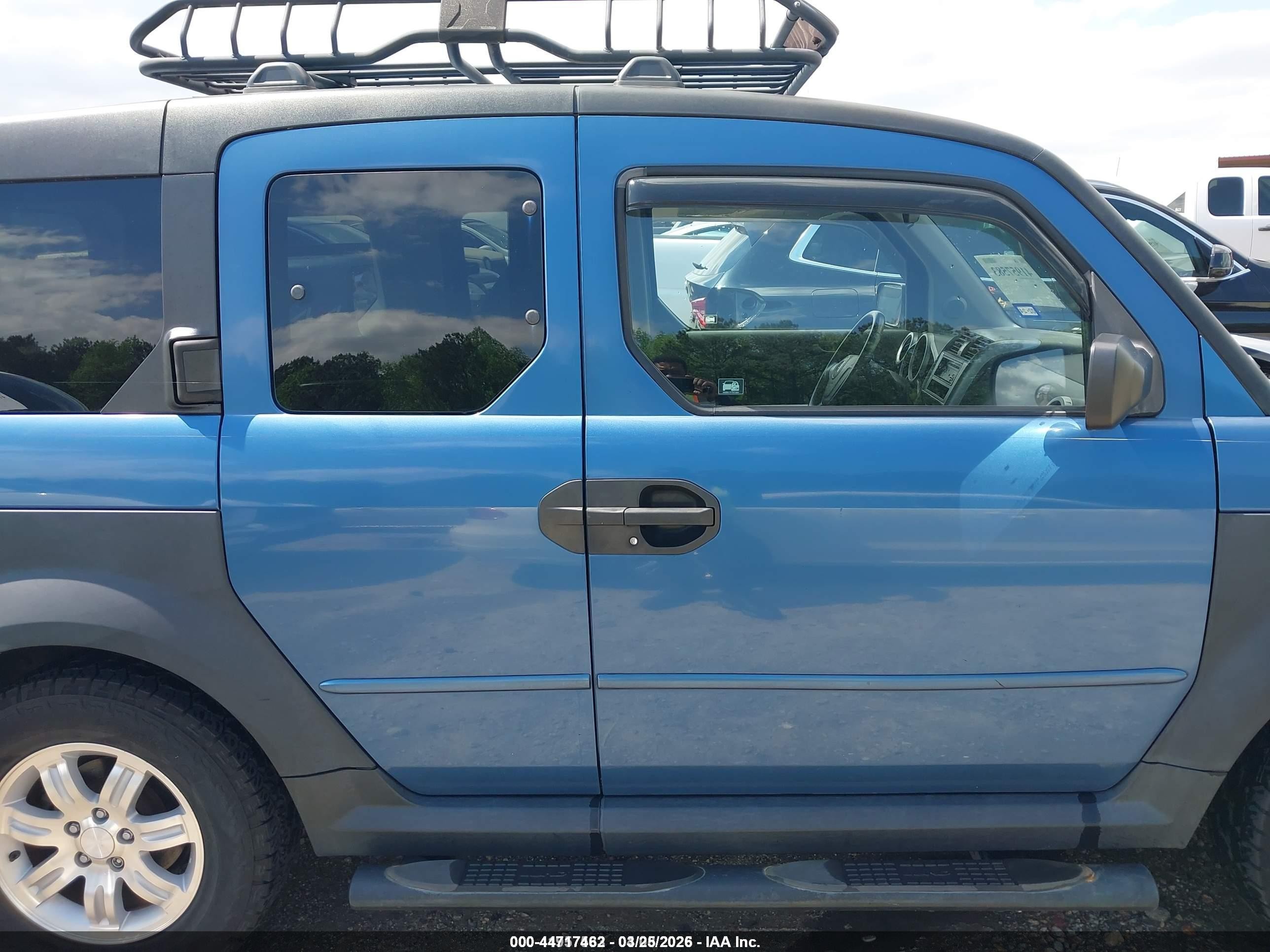 2008 Honda Element Lx Blue vin: 5J6YH283X8L003496