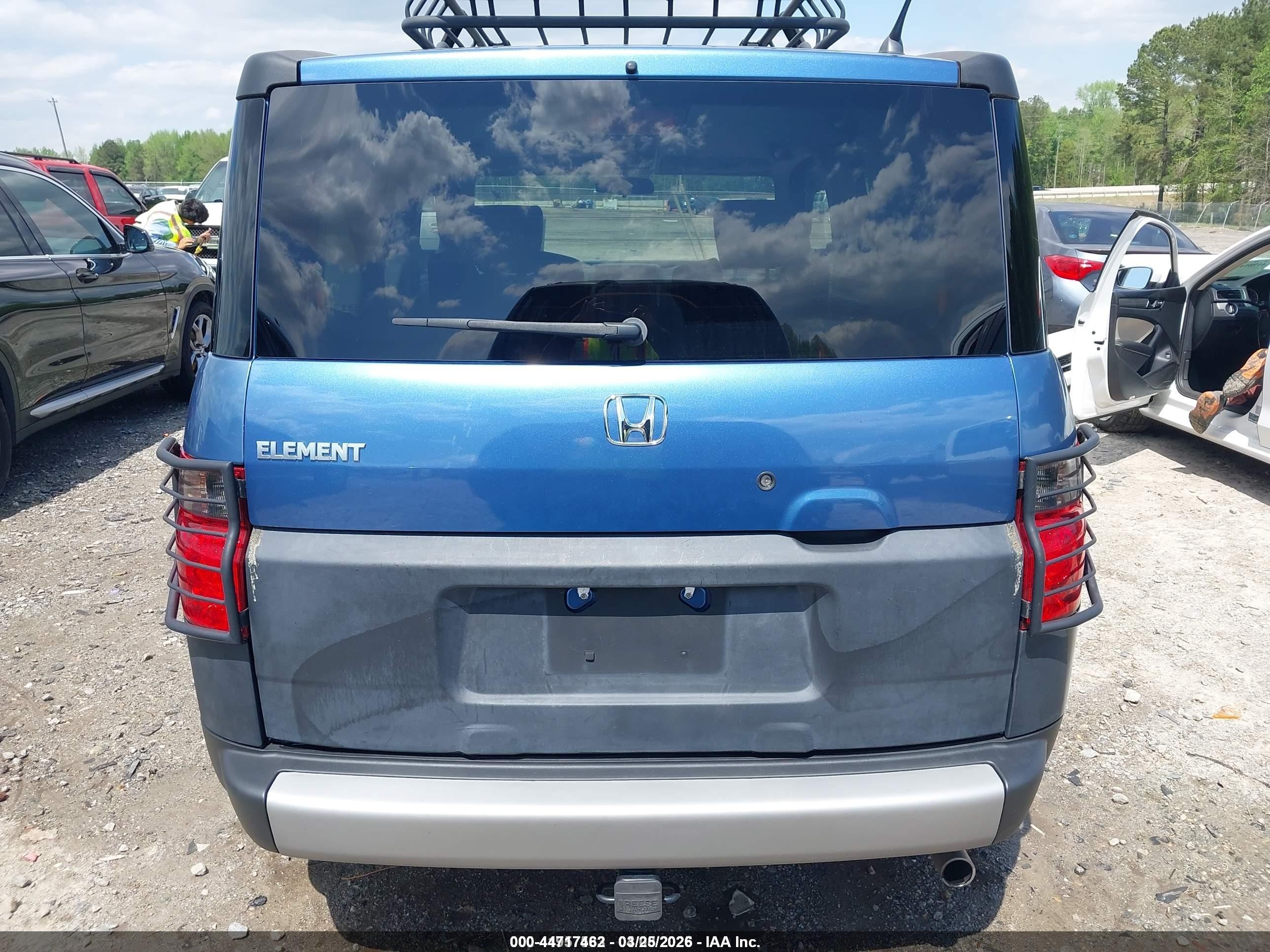 2008 Honda Element Lx Blue vin: 5J6YH283X8L003496