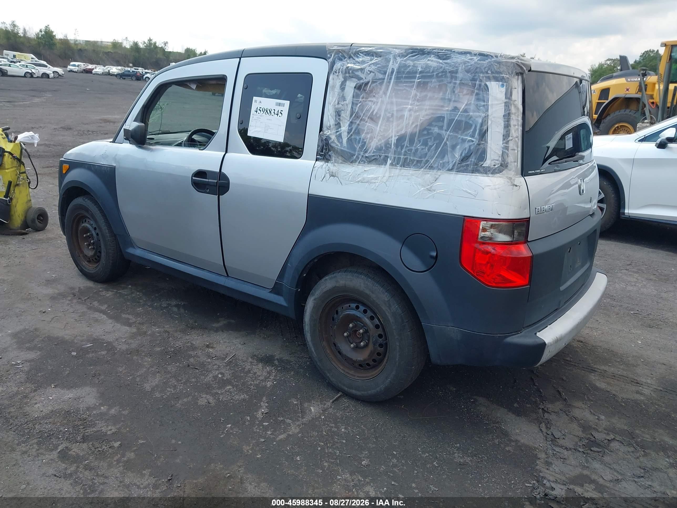 2008 Honda Element Lx Silver vin: 5J6YH283X8L019942