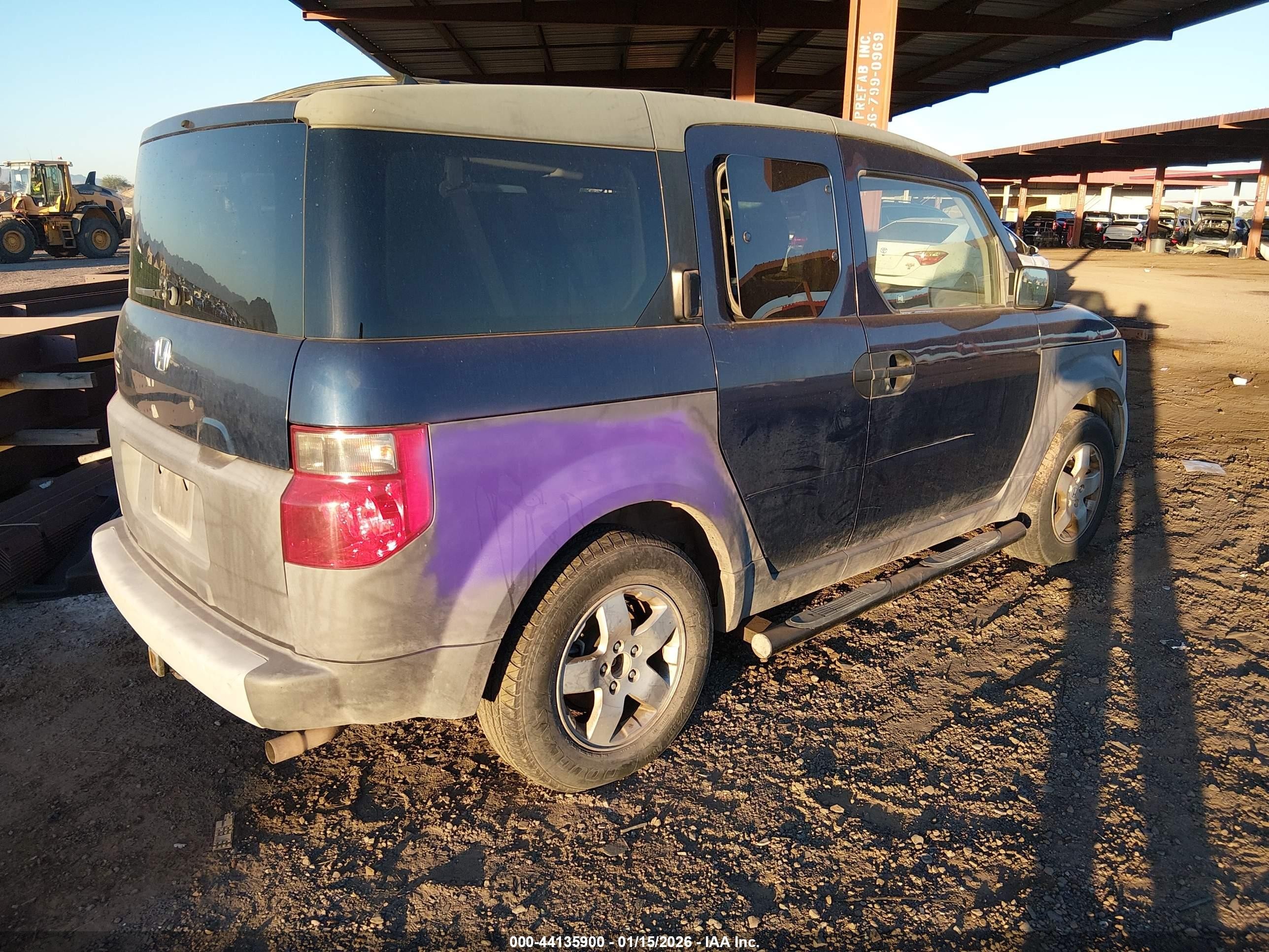 2003 Honda Element Ex Blue vin: 5J6YH28503L004263