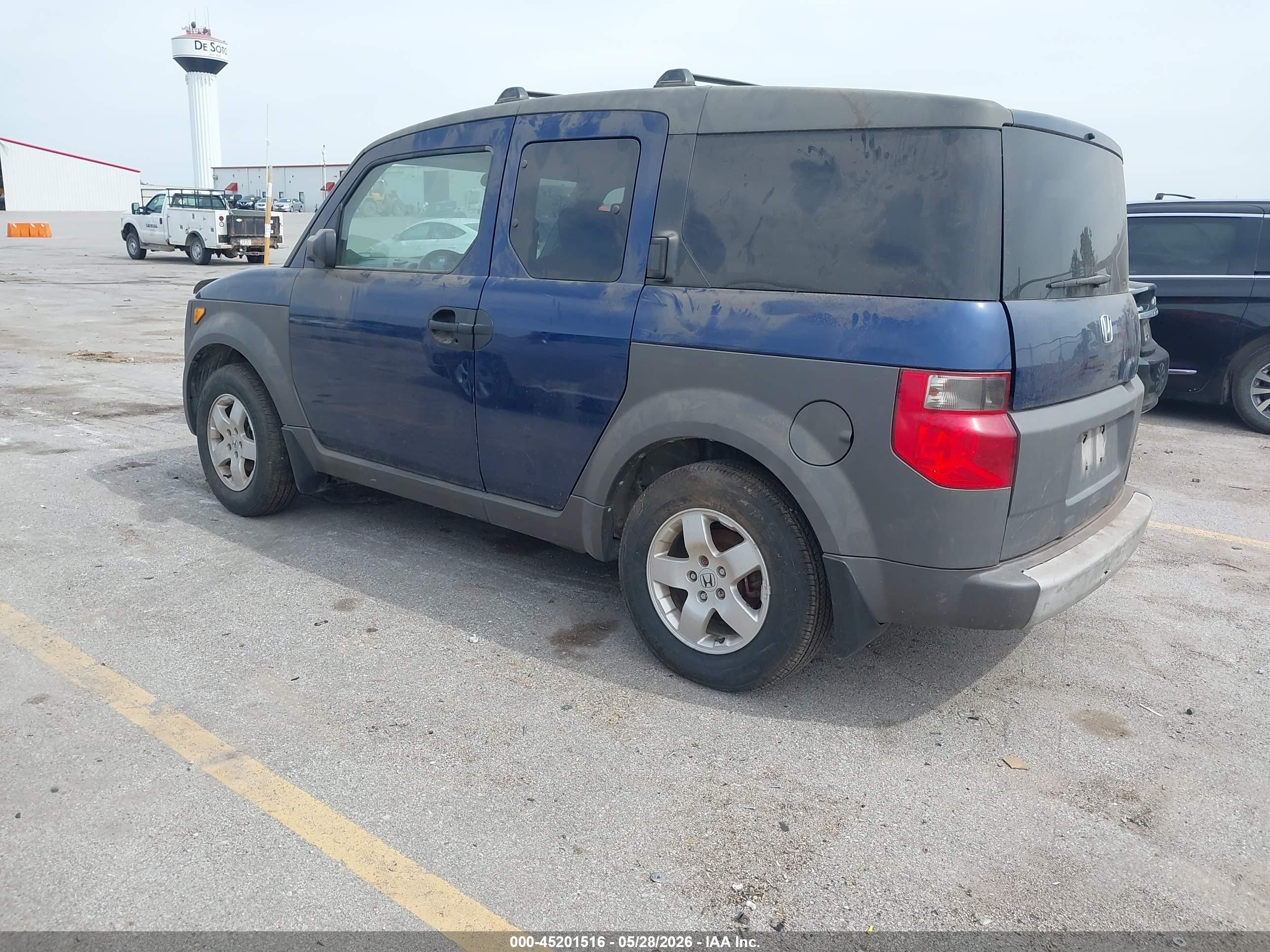 2003 Honda Element Ex Blue vin: 5J6YH28503L007583
