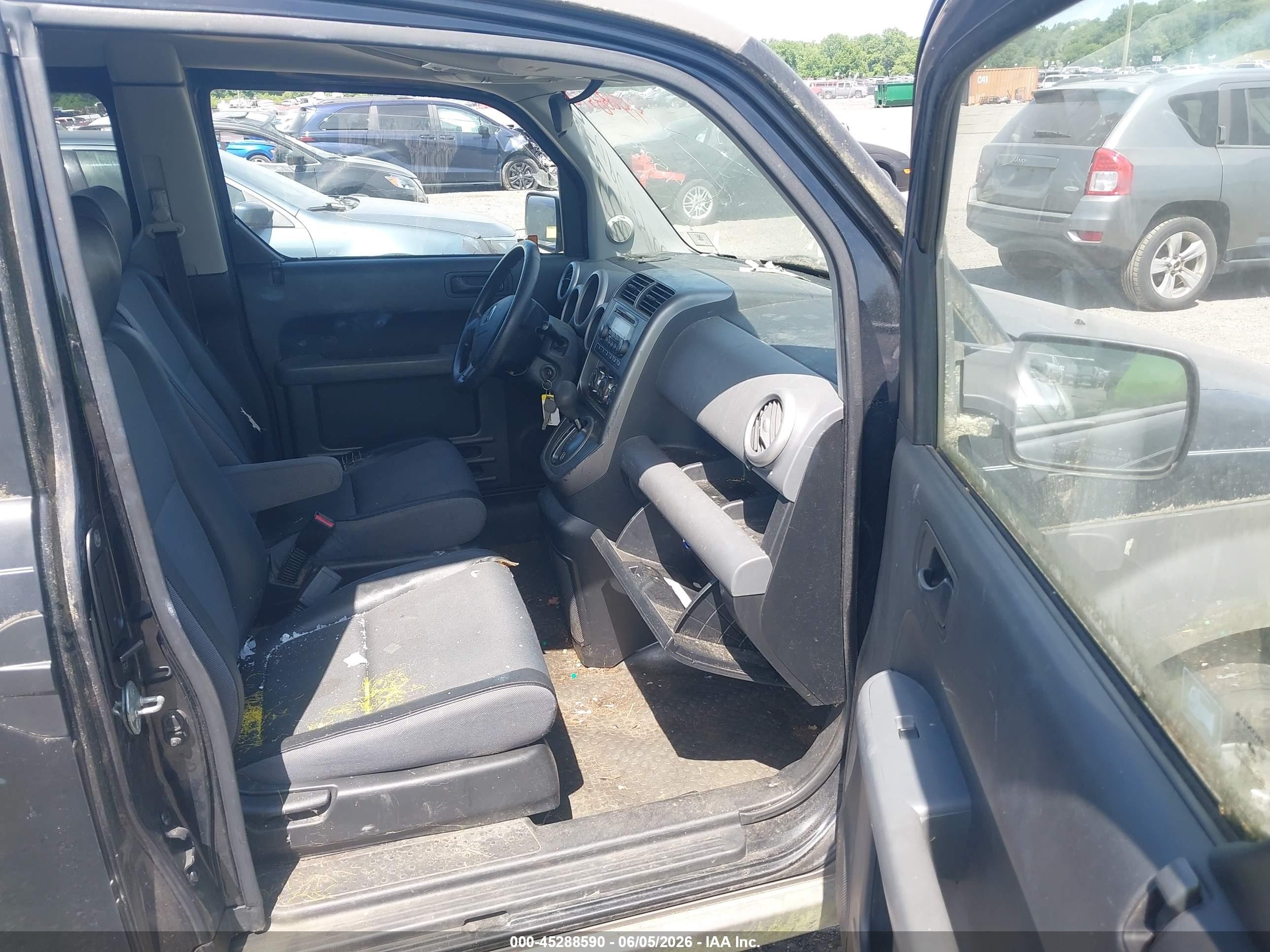 2003 Honda Element Ex Black vin: 5J6YH28503L040650
